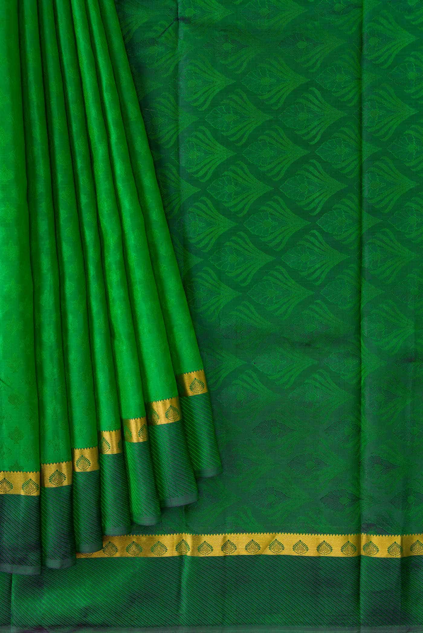 Green Kanchipuram Silk Saree