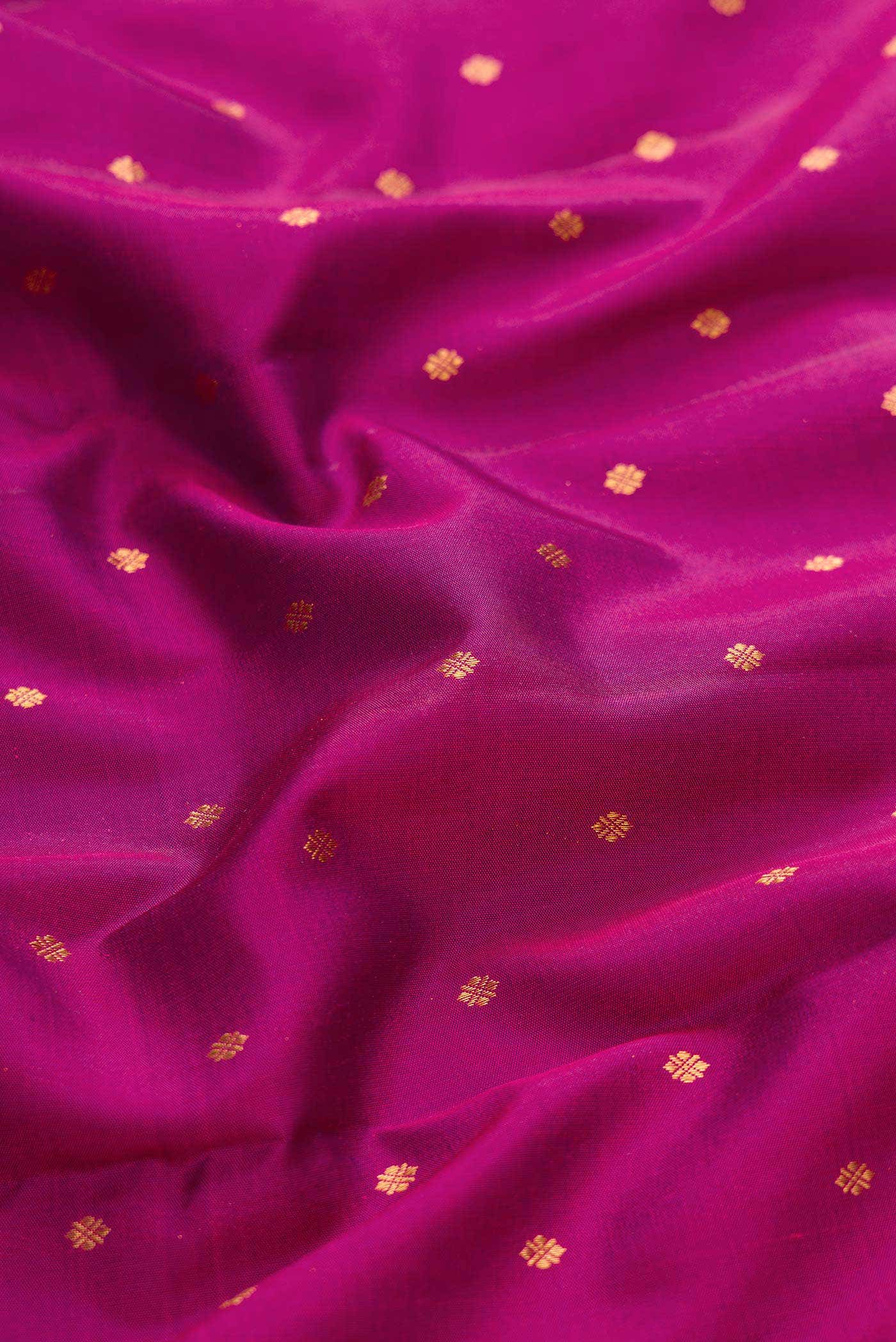 Magenta Kanchipuram Silk Saree