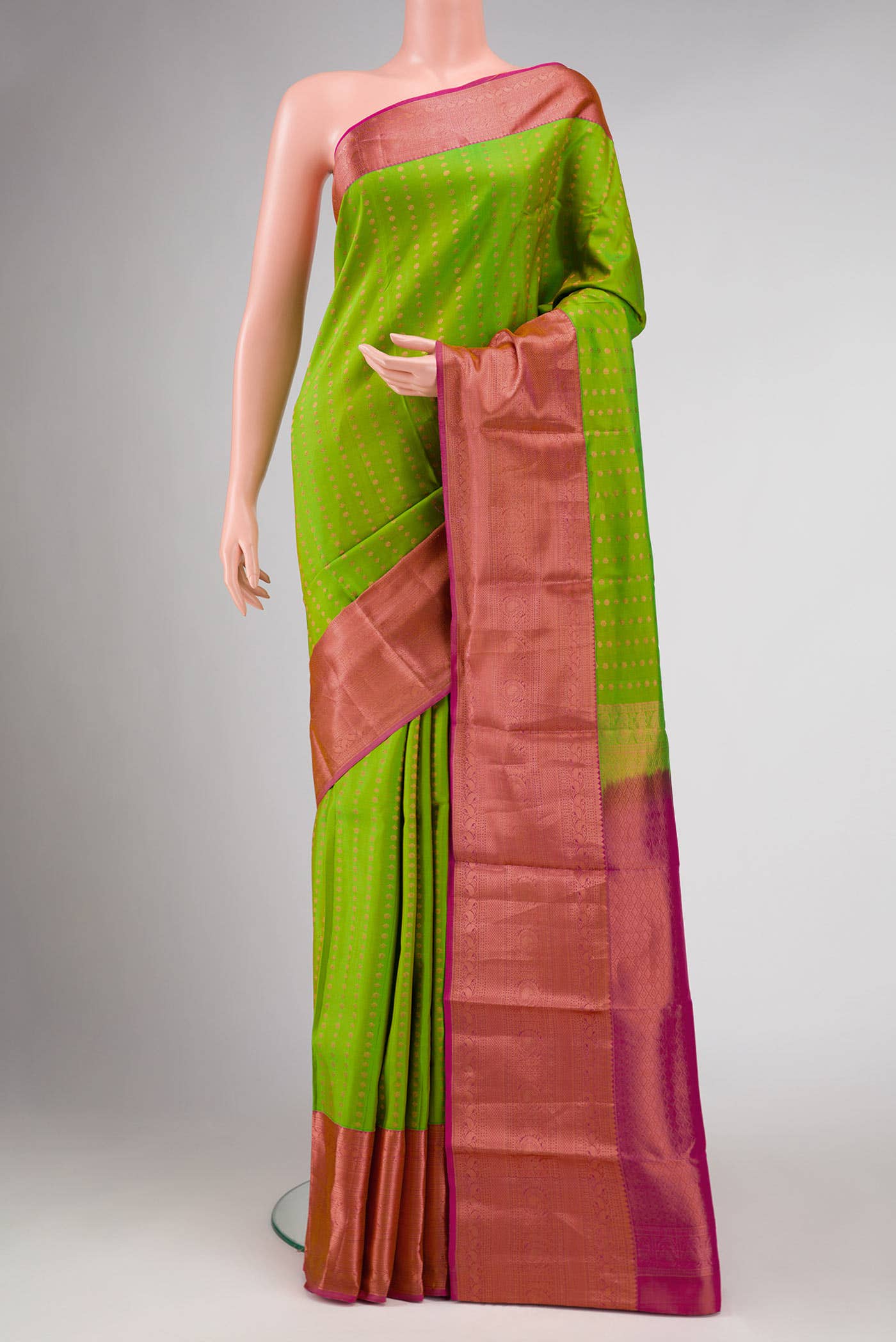 Green Kanchipuram Silk Saree