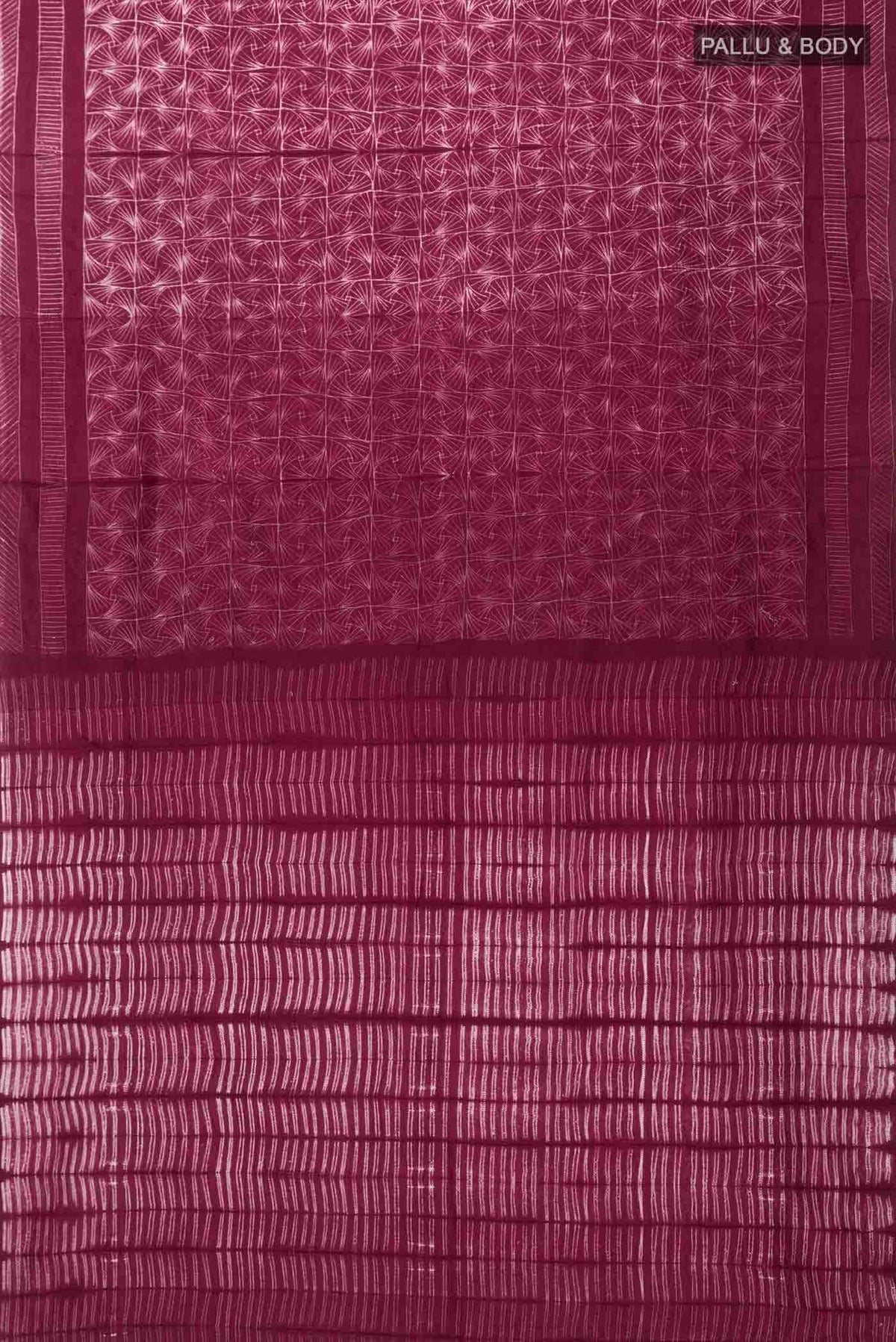 Brown Tussar Silk Saree