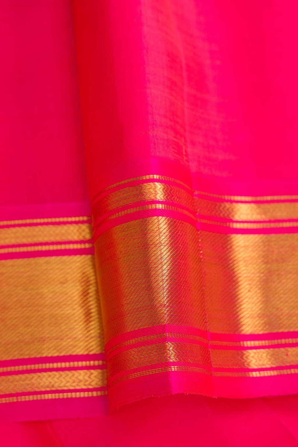 Pure Silk Pure Zari Green Dual Tone Kanchipuram Saree