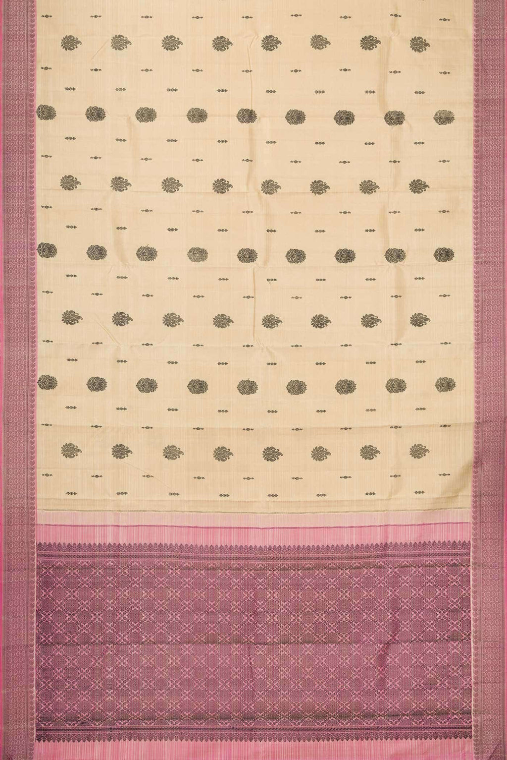 Sandal Dual Tone Kanchipuram Silk Saree