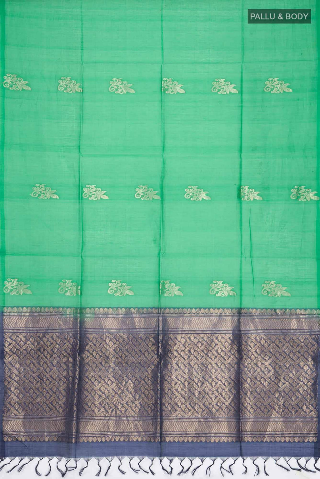 Green Silk Cotton Saree