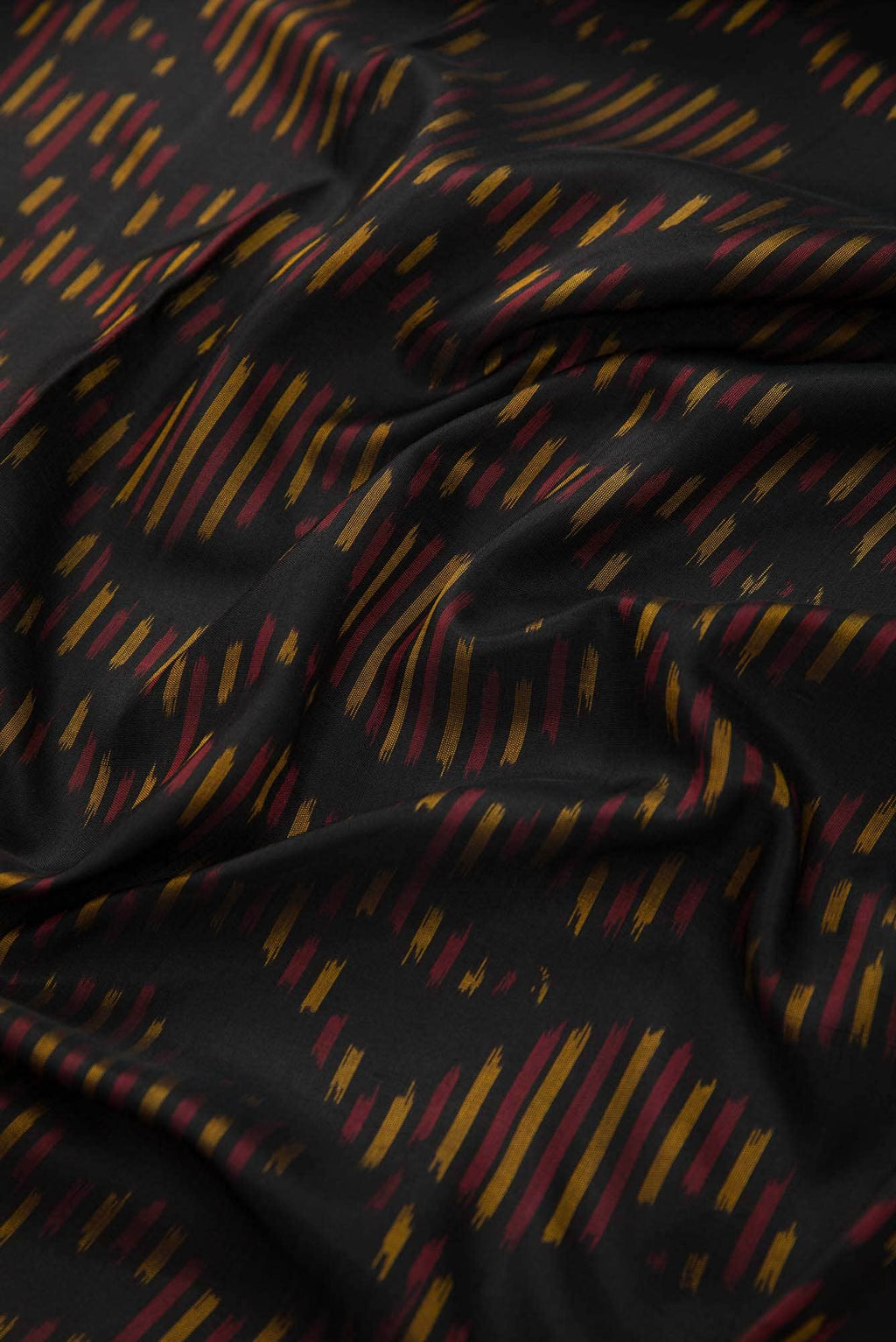Black Dual Tone Soft Silk Saree