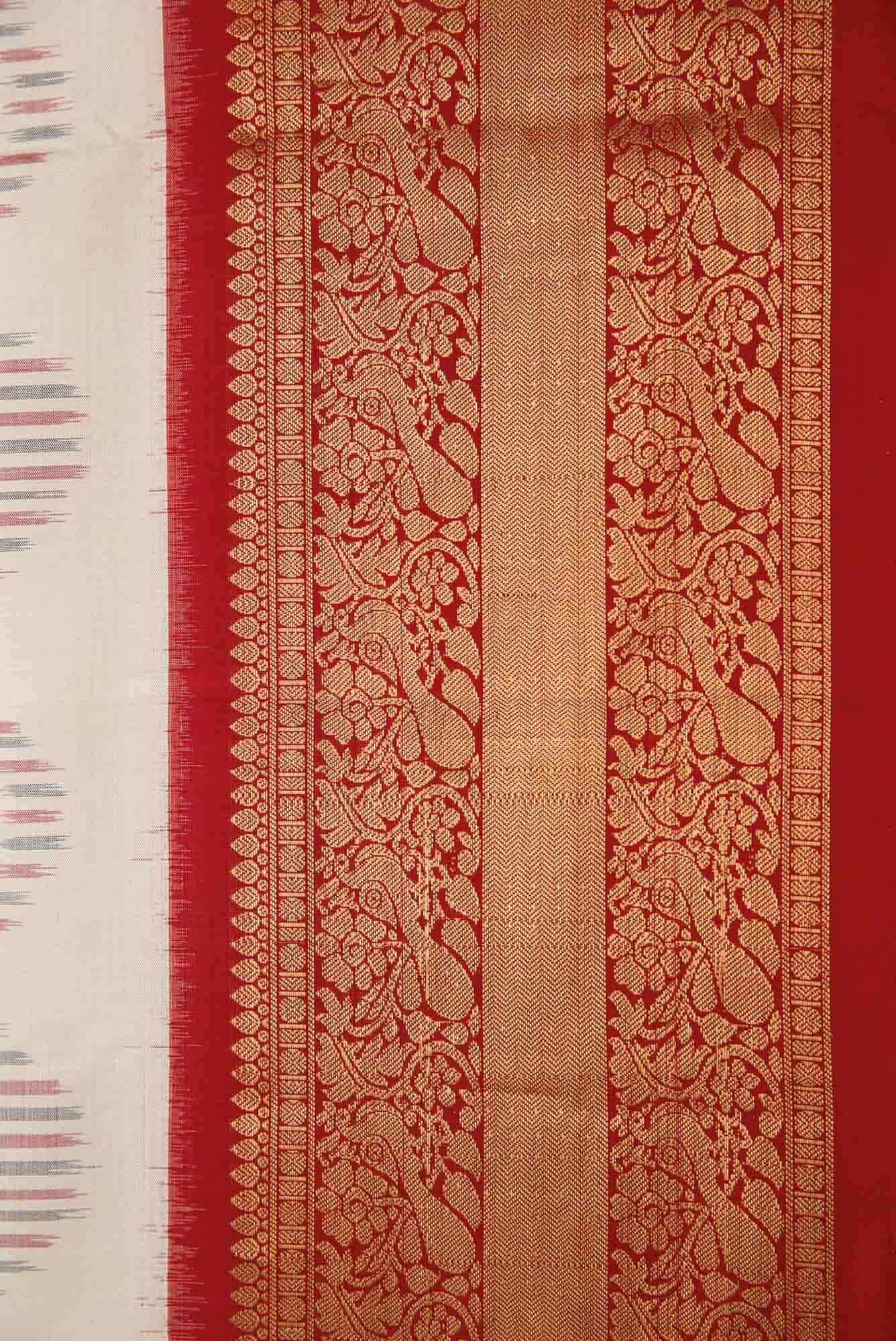 Sandal Dual Tone Soft Silk Saree