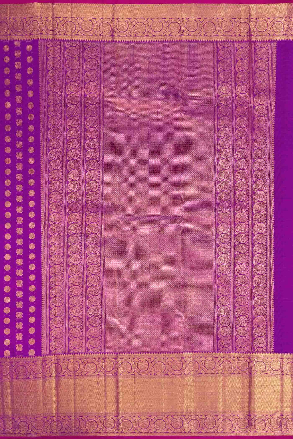 Purple Dual Tone Kanchipuram Silk Saree