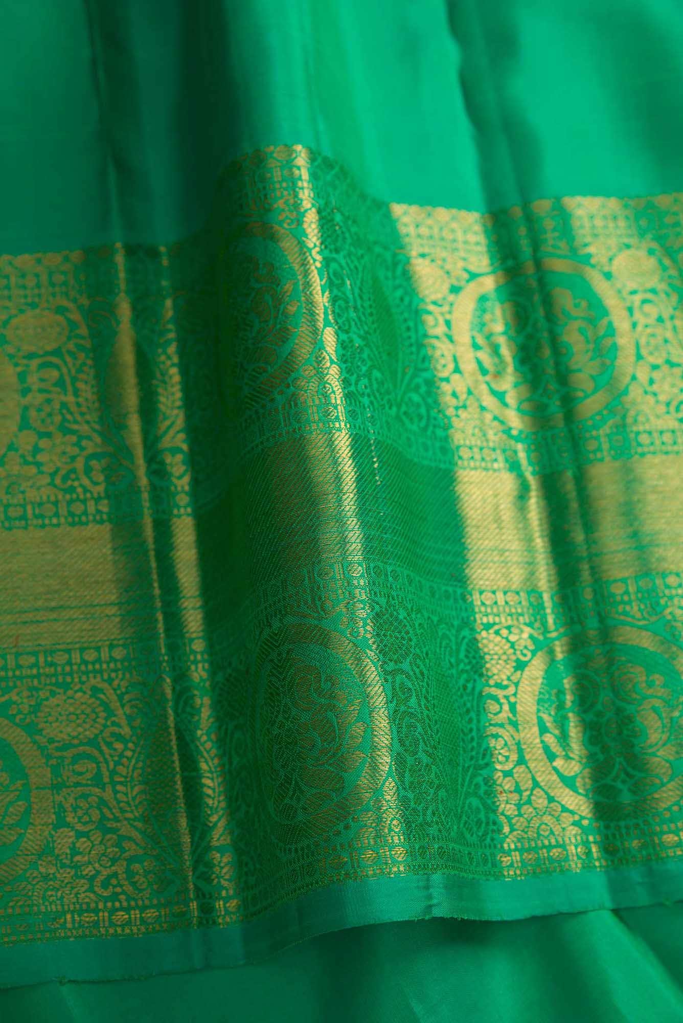 Blue Kanchipuram Silk Saree