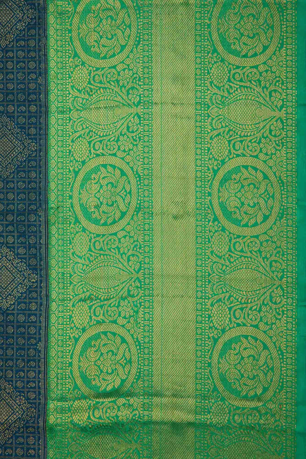 Blue Kanchipuram Silk Saree