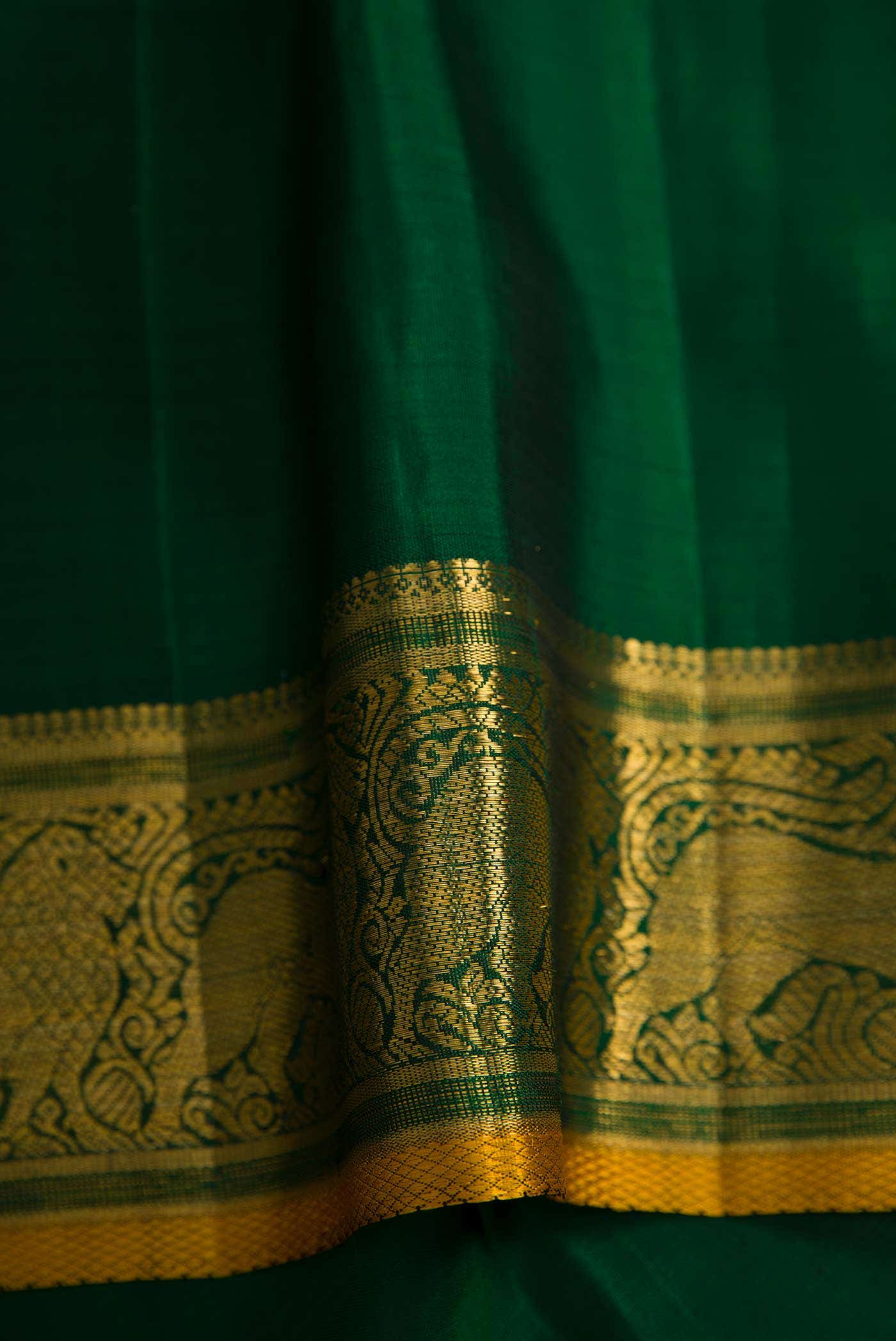 Green Kanchipuram Silk Saree