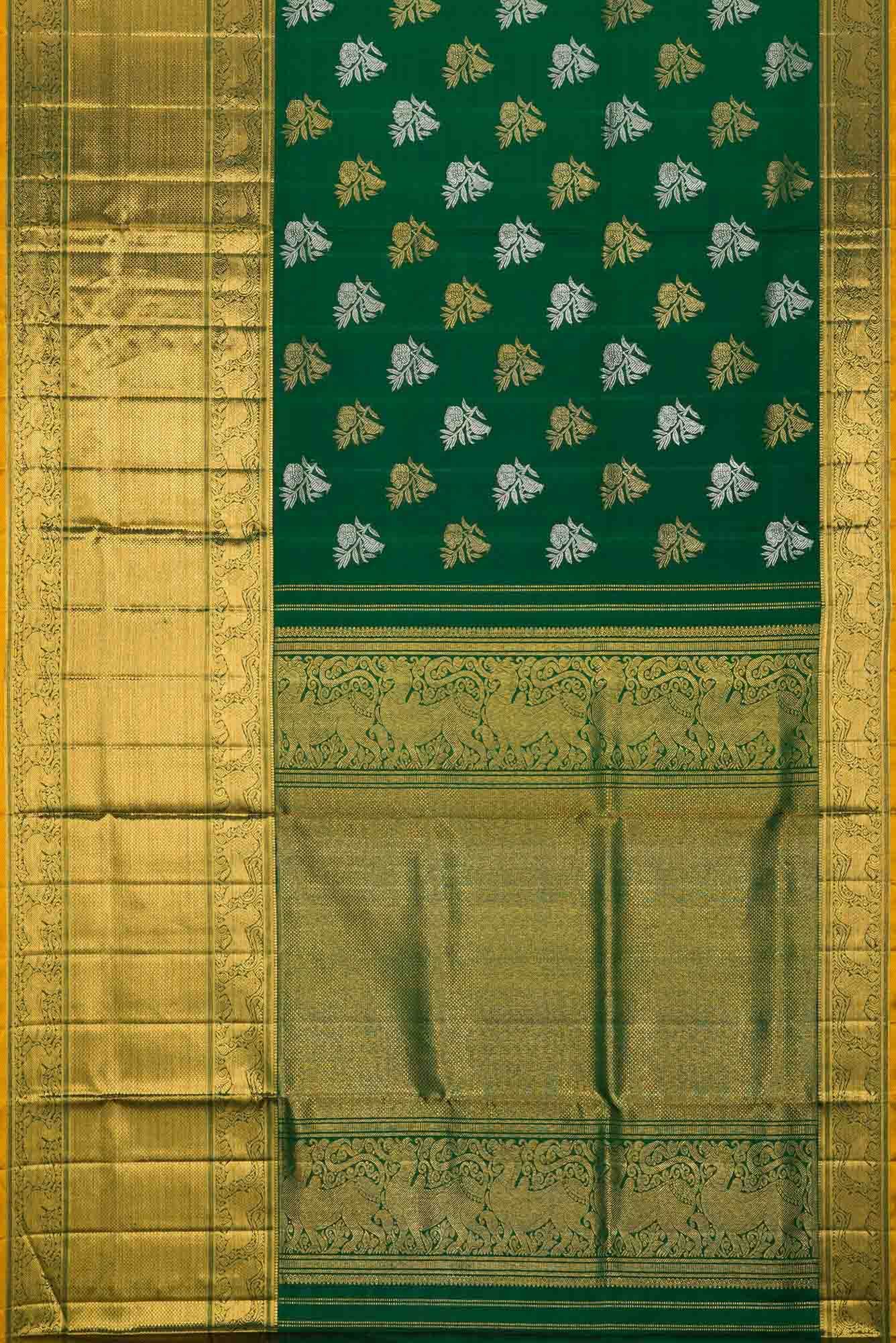 Green Kanchipuram Silk Saree