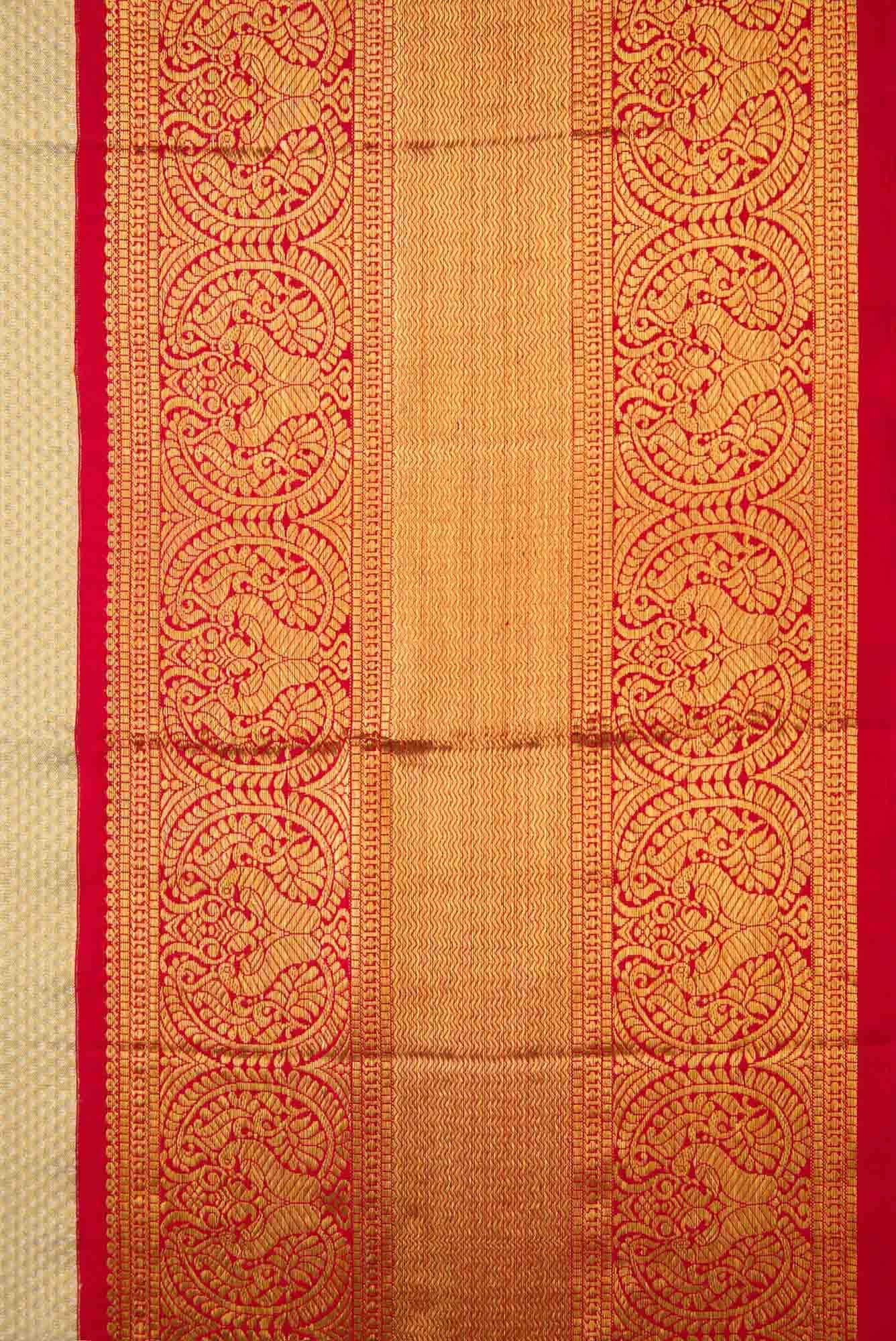 Gold Kanchipuram Tissue Silk Saree