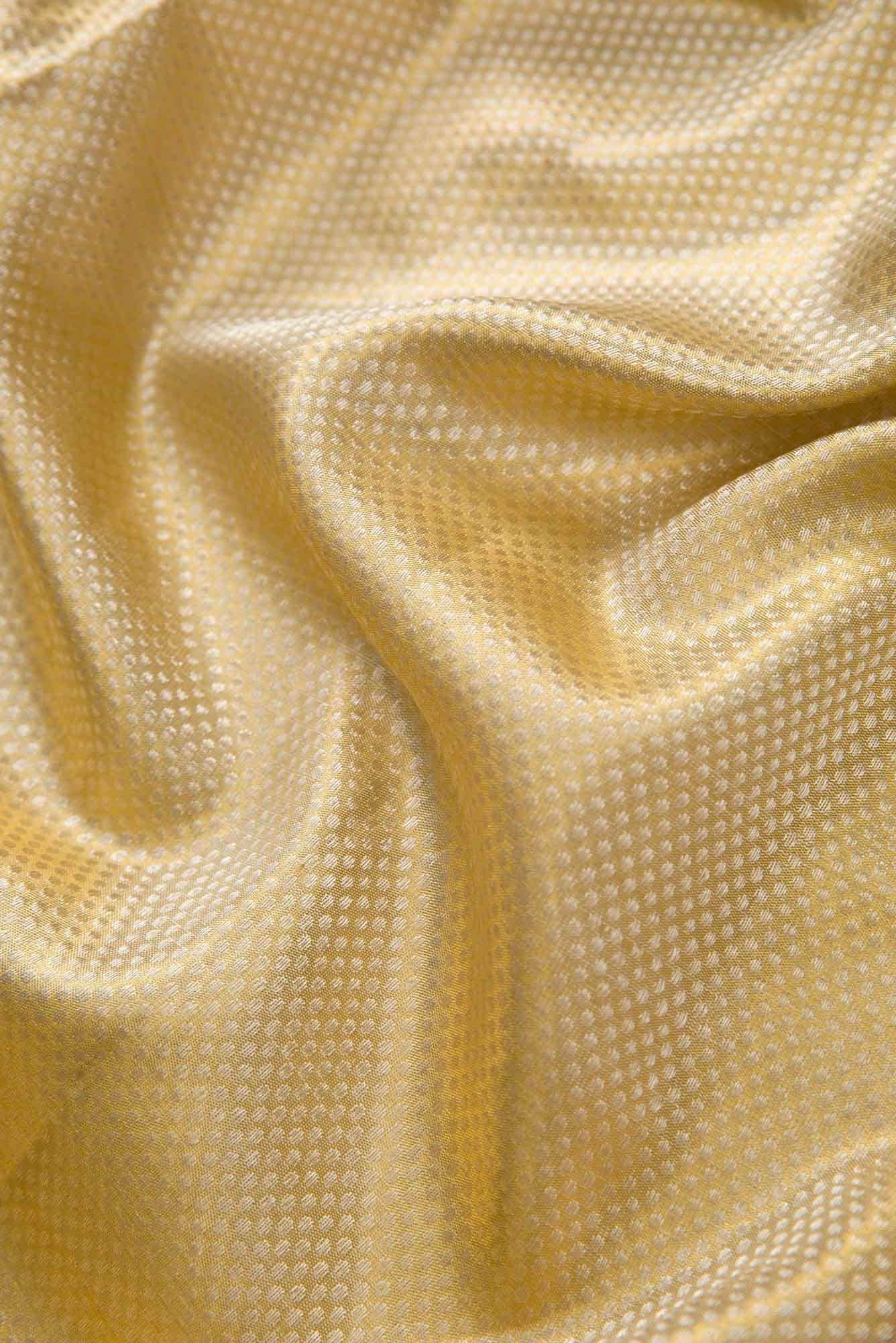 Gold Kanchipuram Tissue Silk Saree