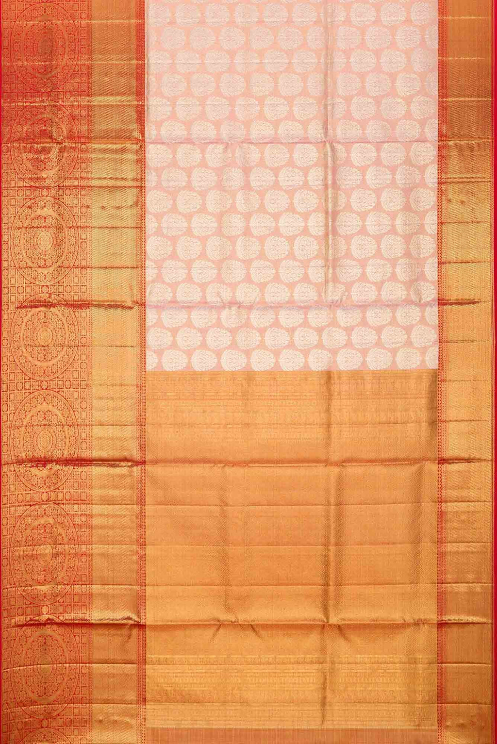 Rose Pink Kanchipuram Tissue Silk Saree