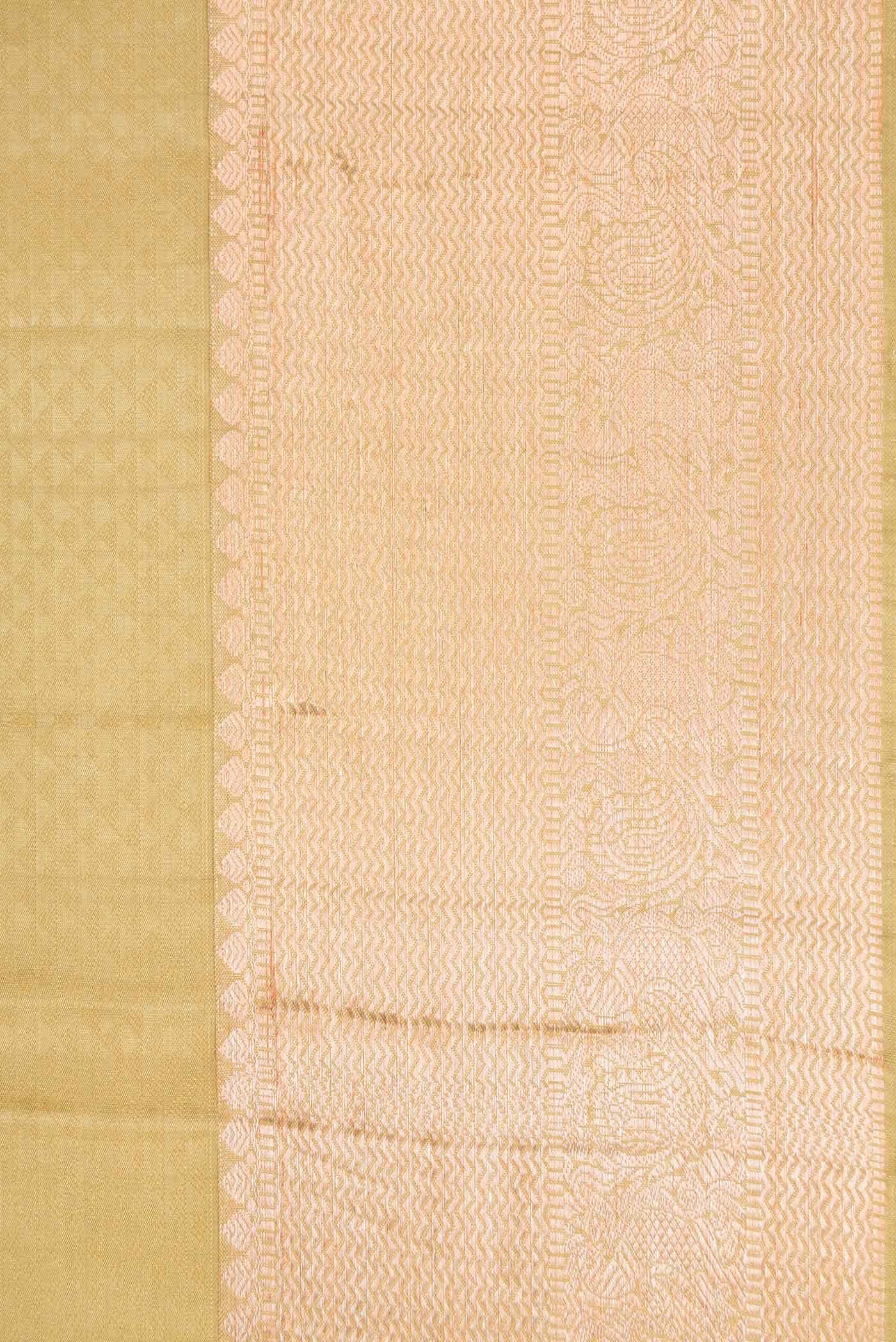 Gold Kanchipuram Silk Saree