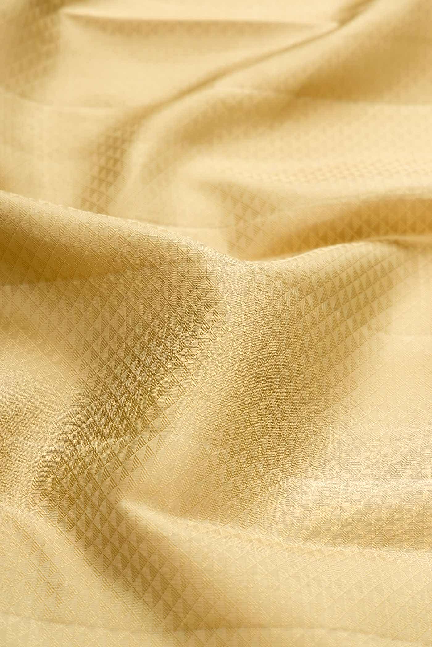 Gold Kanchipuram Silk Saree