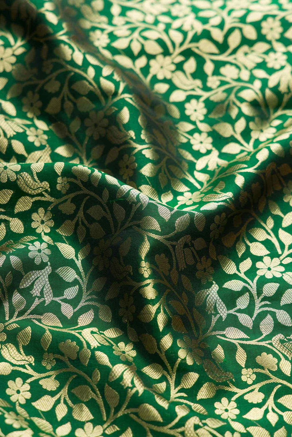 Green Dual Tone Kanchipuram Silk Saree