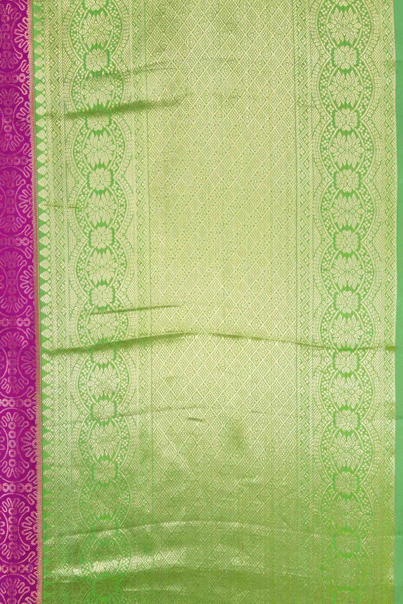 Purple Kanchipuram Silk Saree