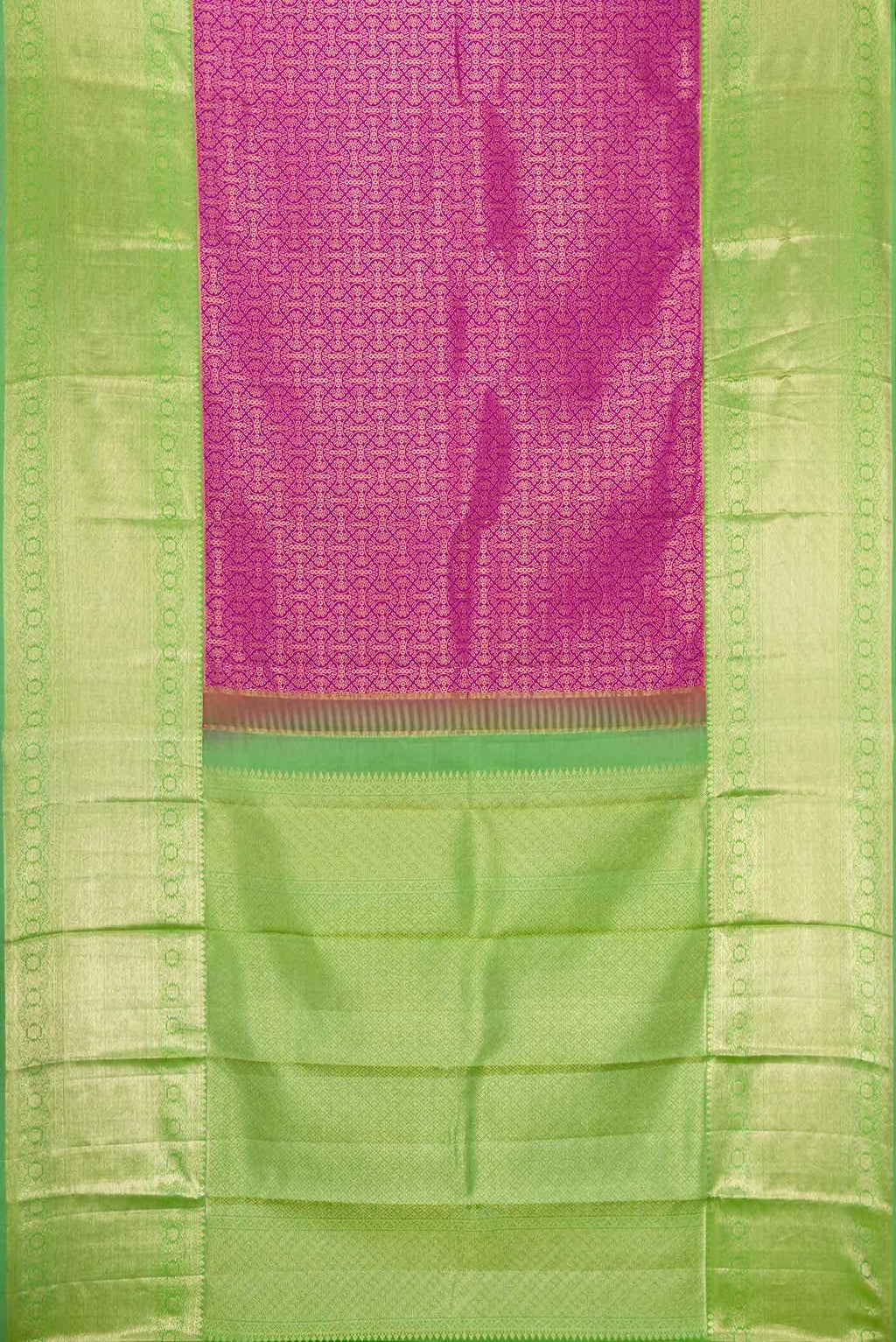 Purple Kanchipuram Silk Saree