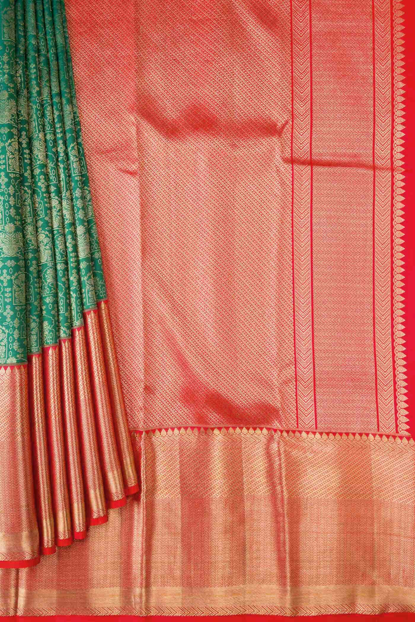 Green Kanchipuram Silk Saree