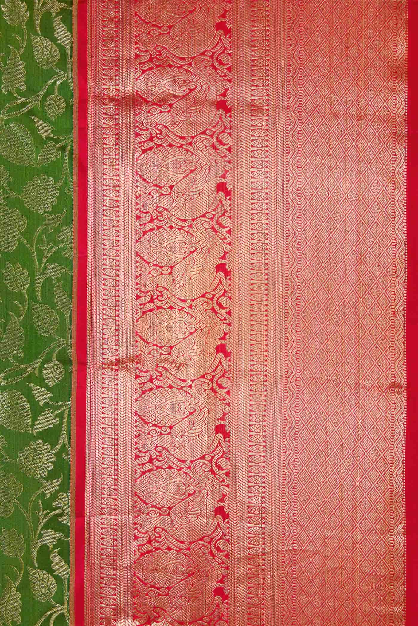 Green Kanchipuram Silk Saree