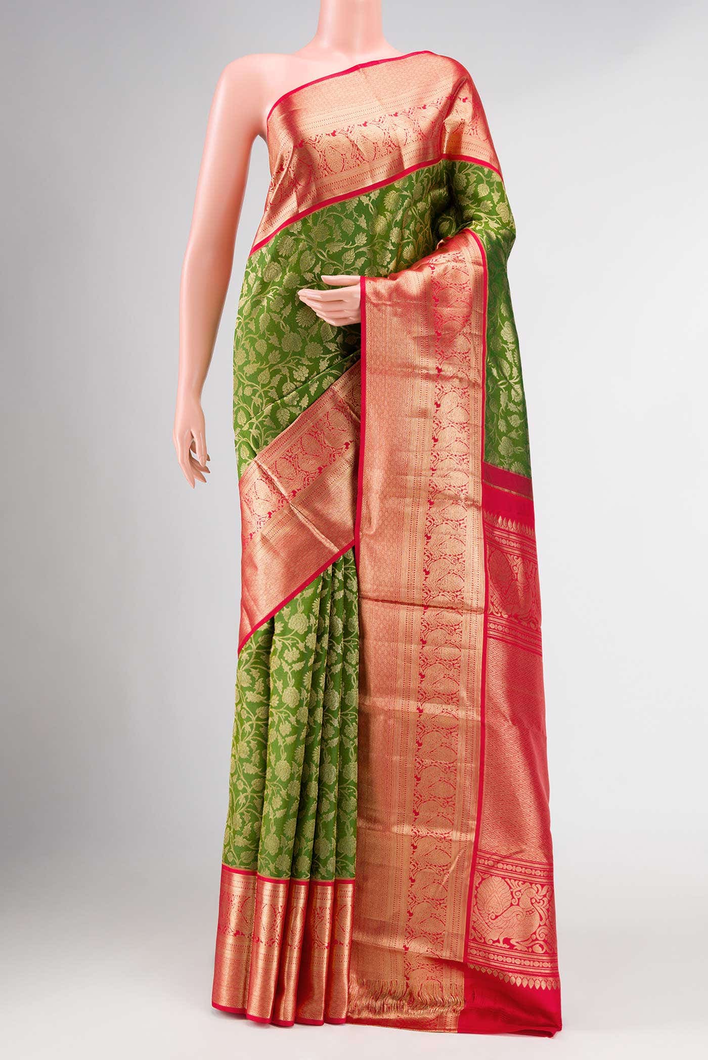Green Kanchipuram Silk Saree