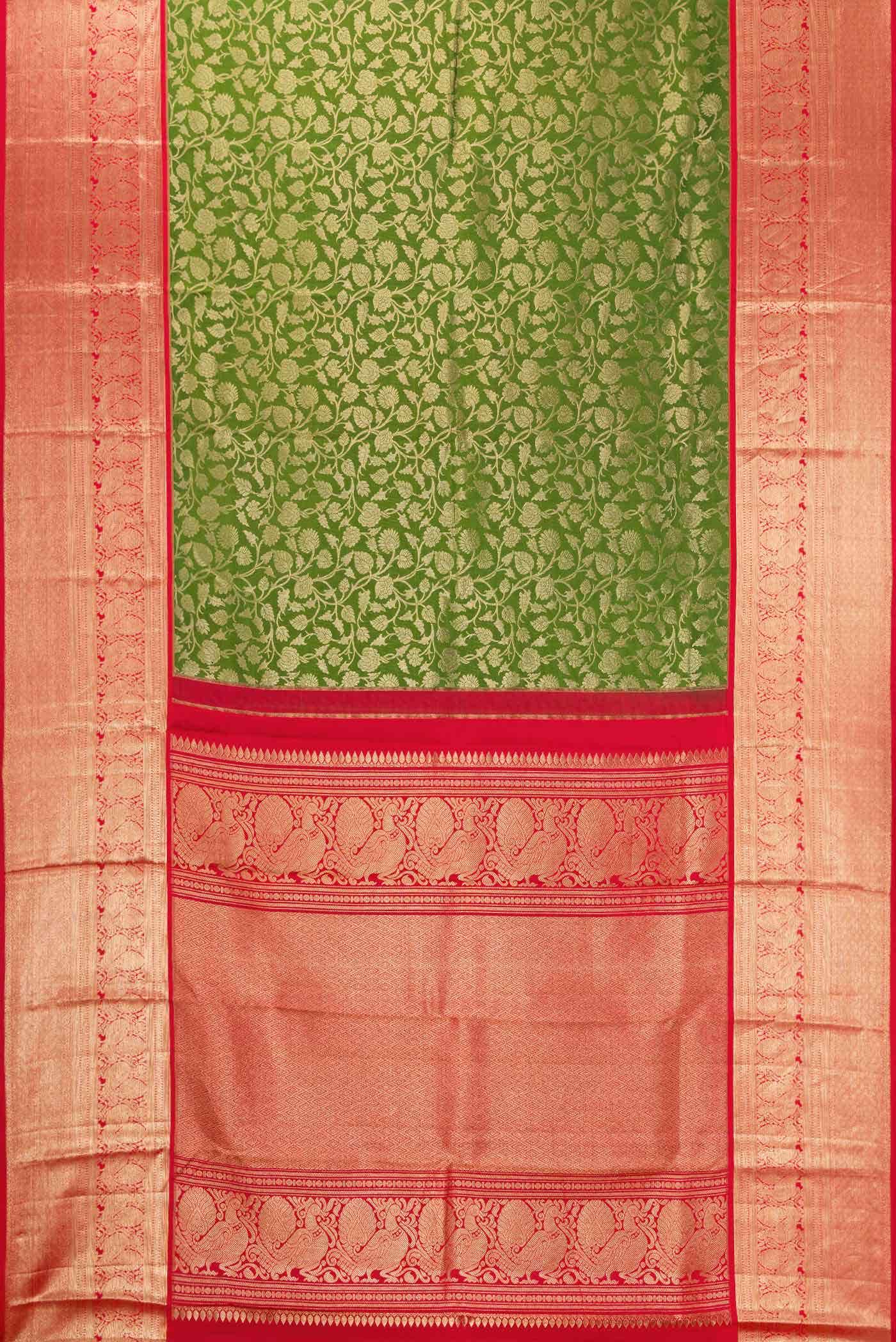 Green Kanchipuram Silk Saree