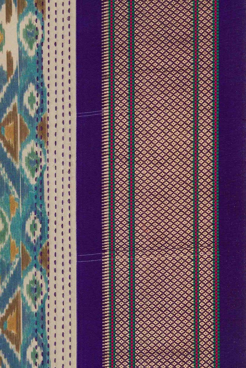 Grey Dual Tone Kanchipuram Silk Saree