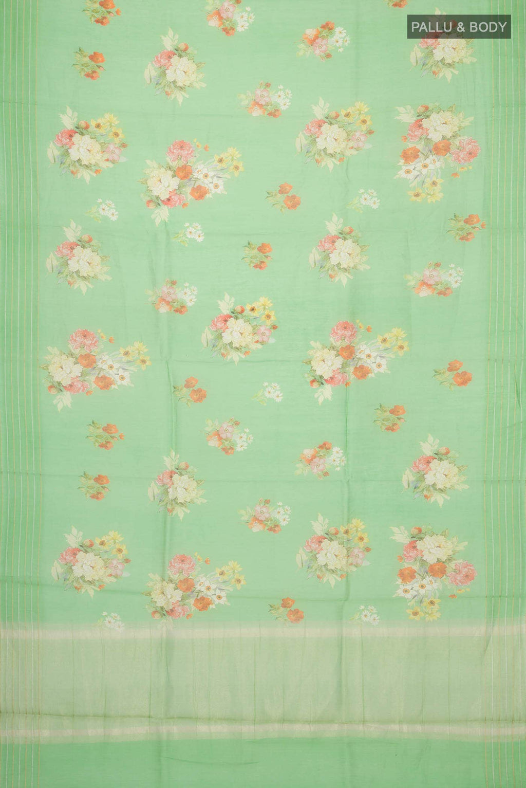 Green Silk Cotton Saree