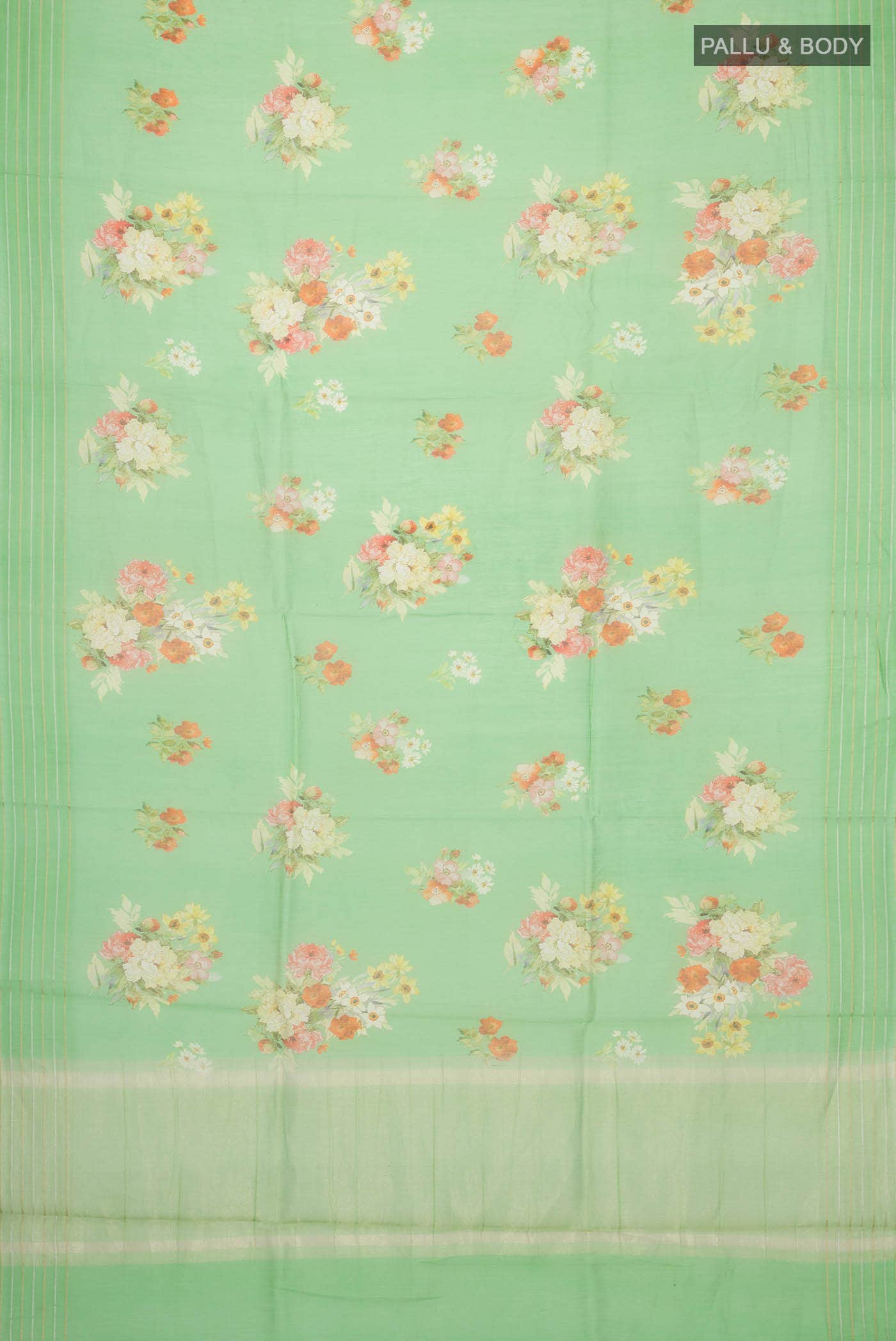 Green Silk Cotton Saree