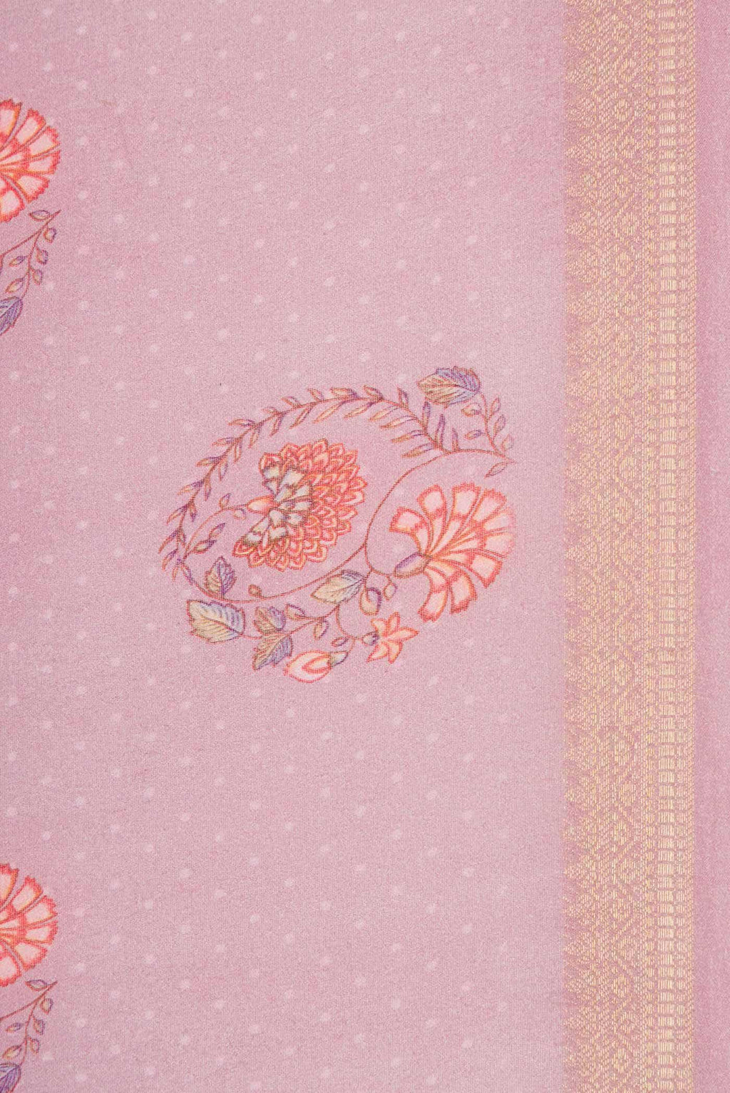 Pink Dual Tone Jute Silk Saree