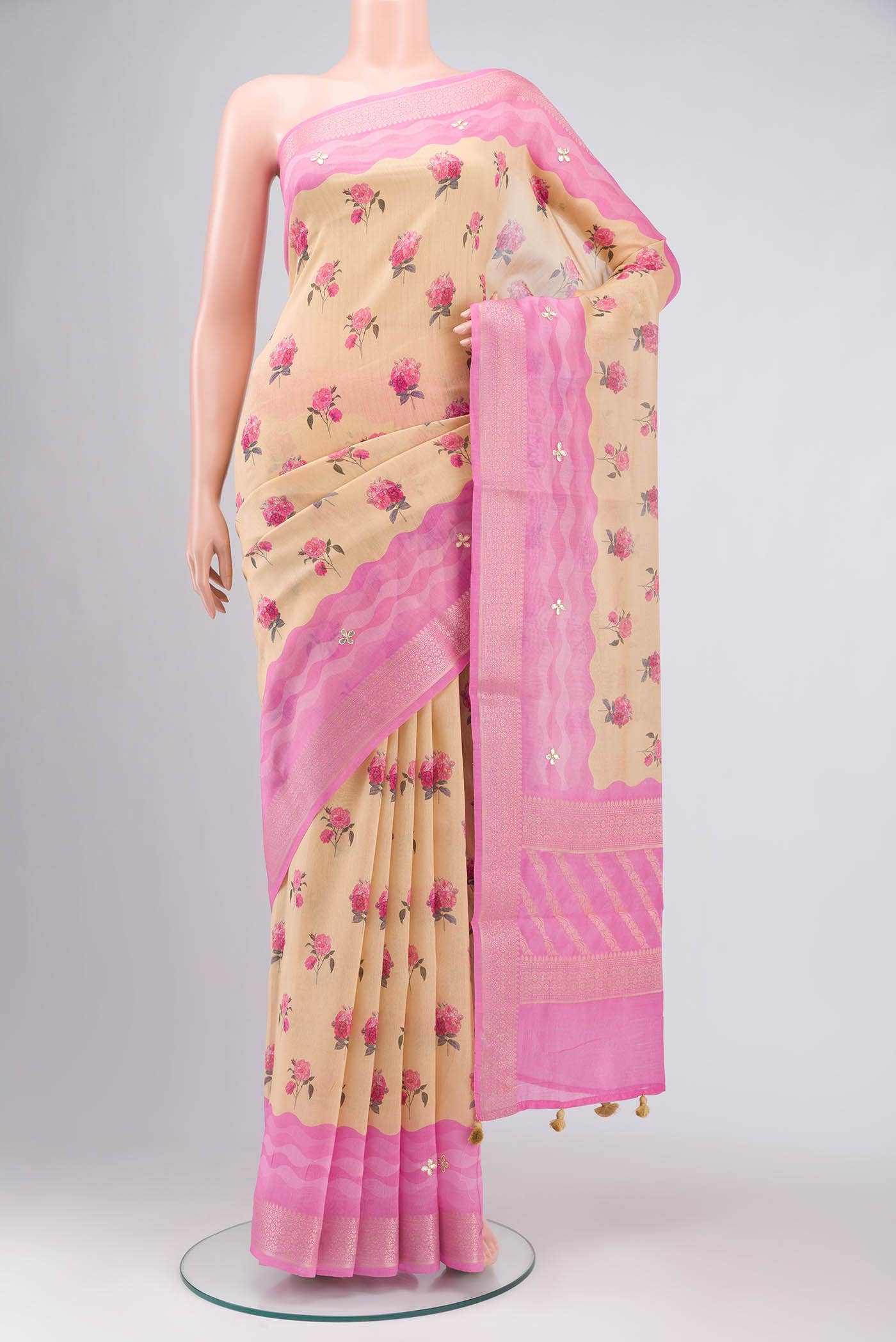 Sandal Silk Cotton Saree