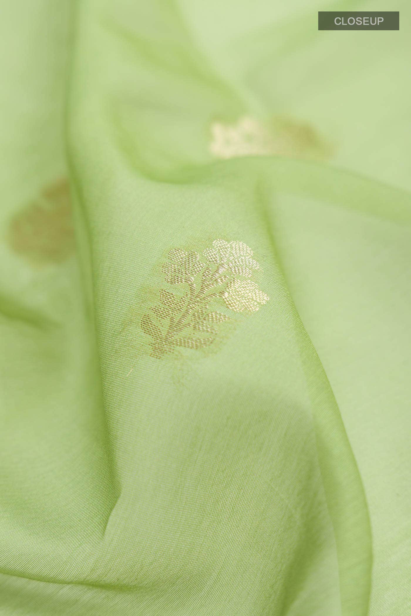 Green Silk Cotton Saree