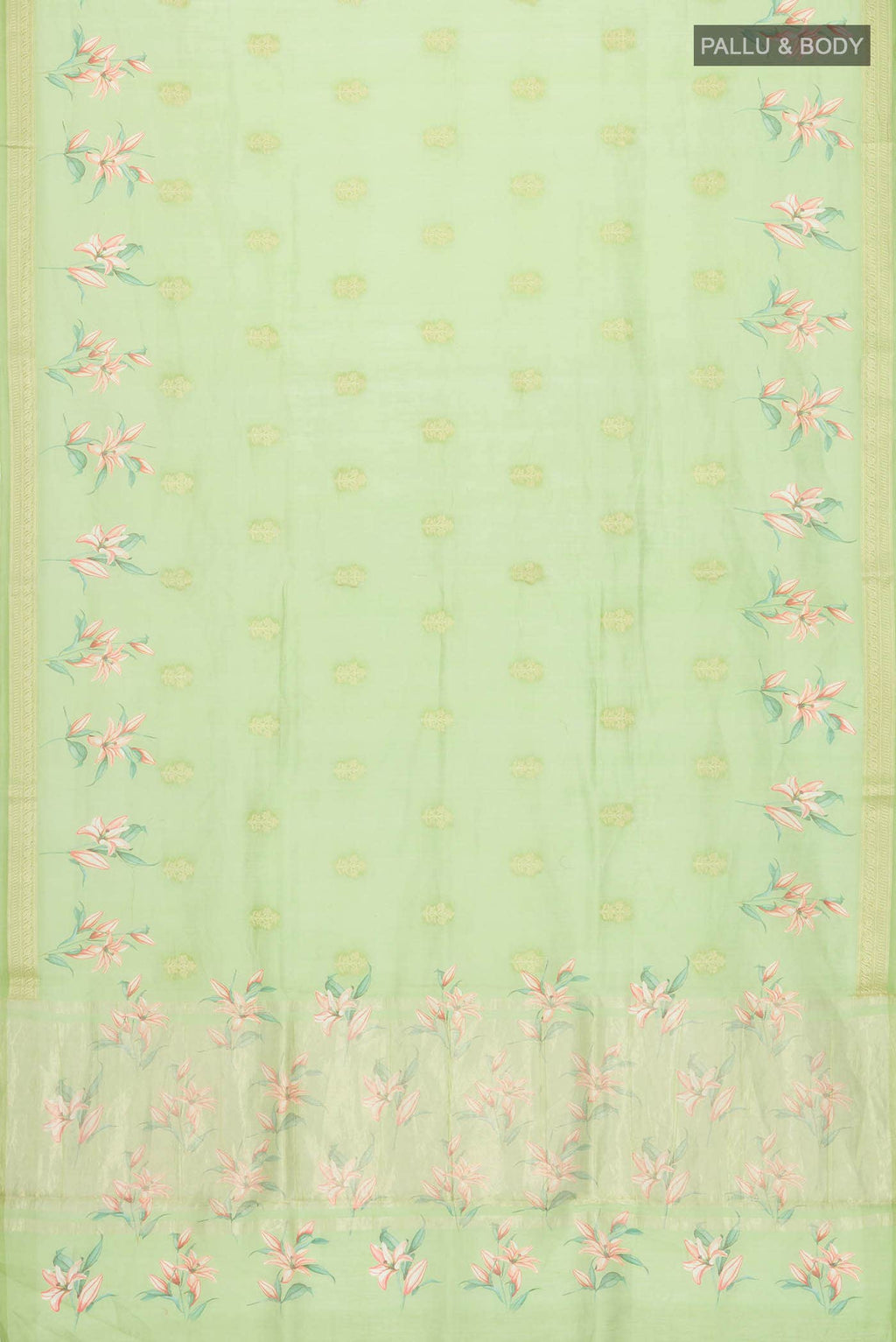 Green Silk Cotton Saree