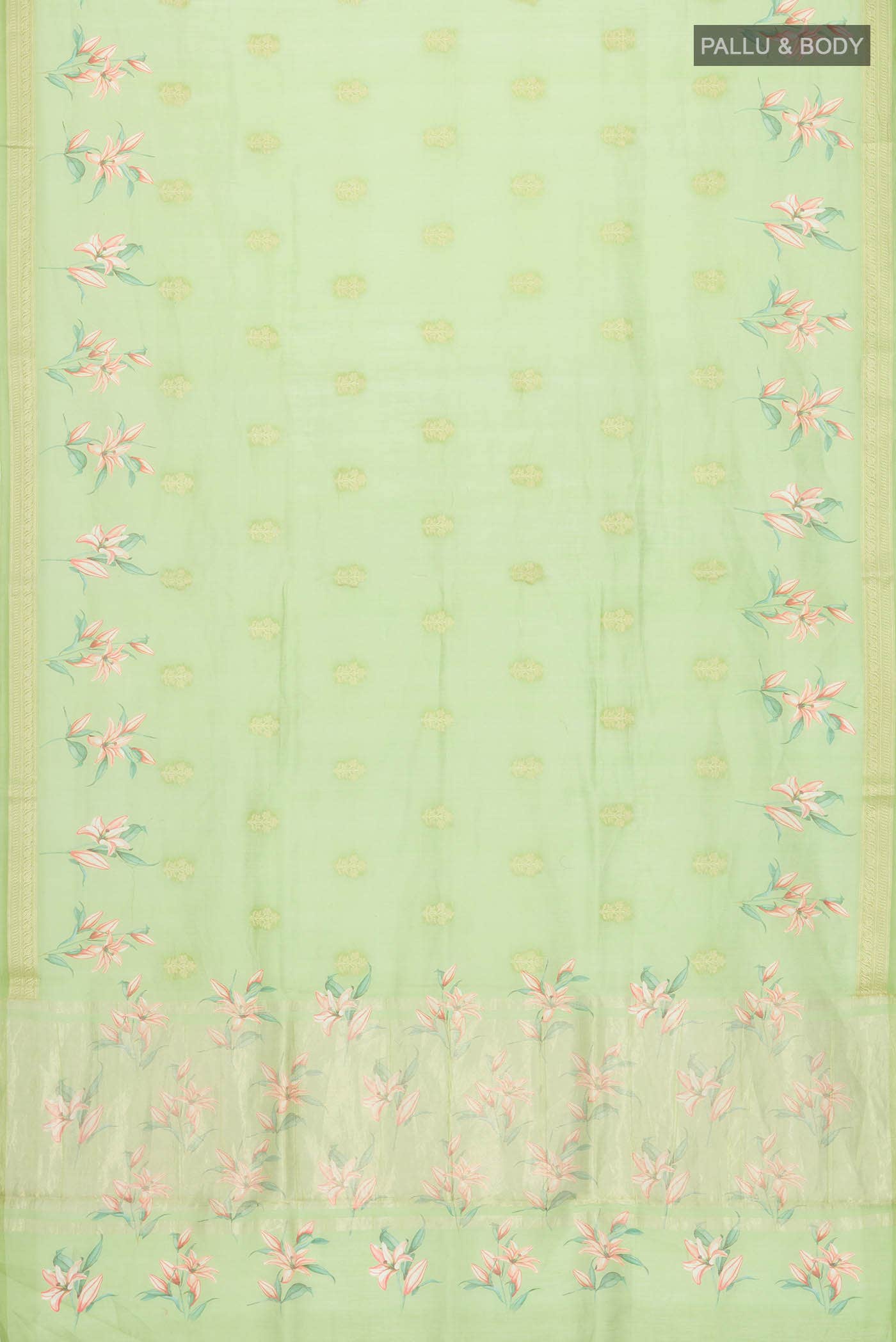 Green Silk Cotton Saree
