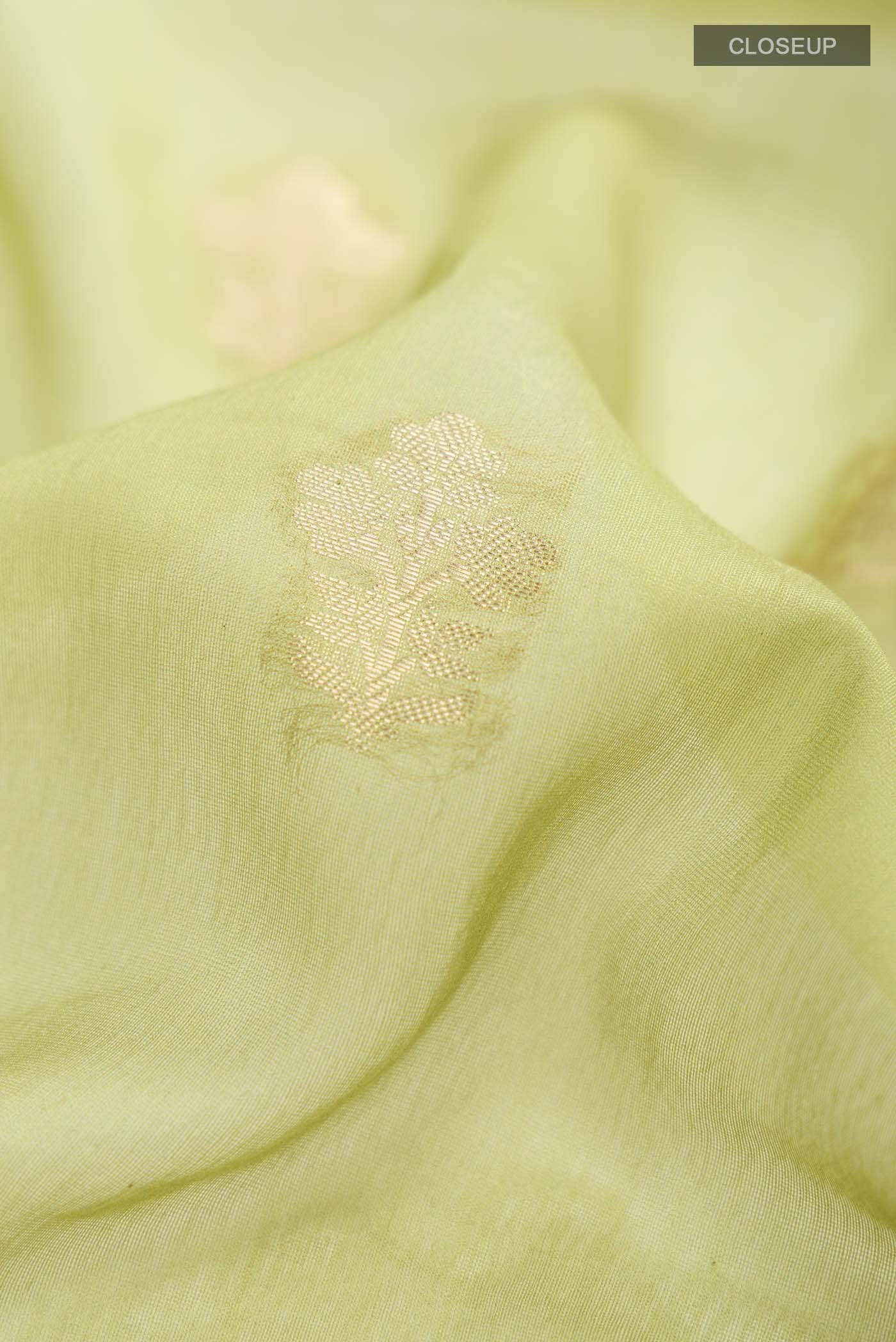 Green Silk Cotton Saree