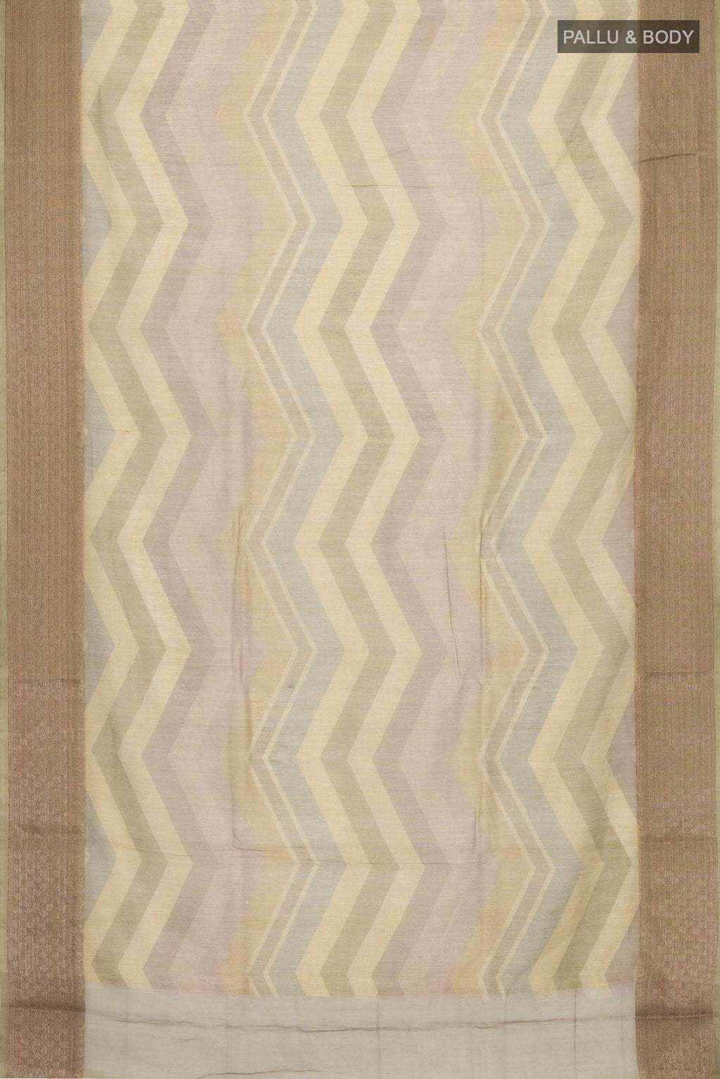 Brown Silk Cotton Saree