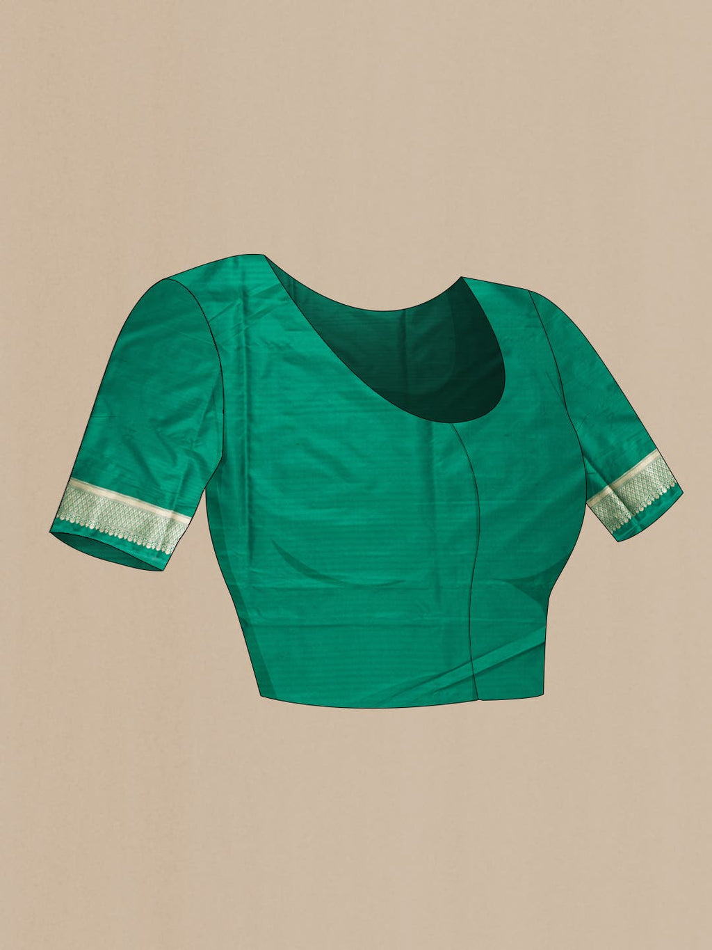 Green Banarasi Silk Saree