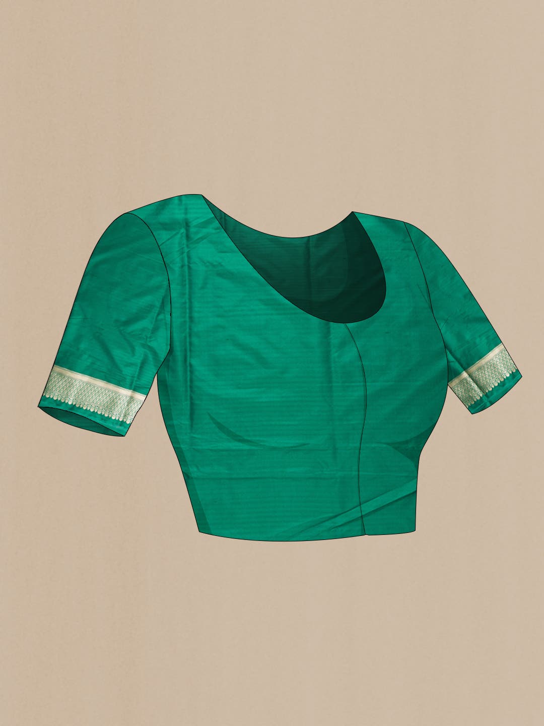 Green Banarasi Silk Saree