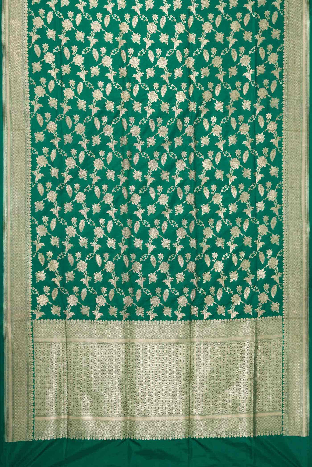 Green Banarasi Silk Saree