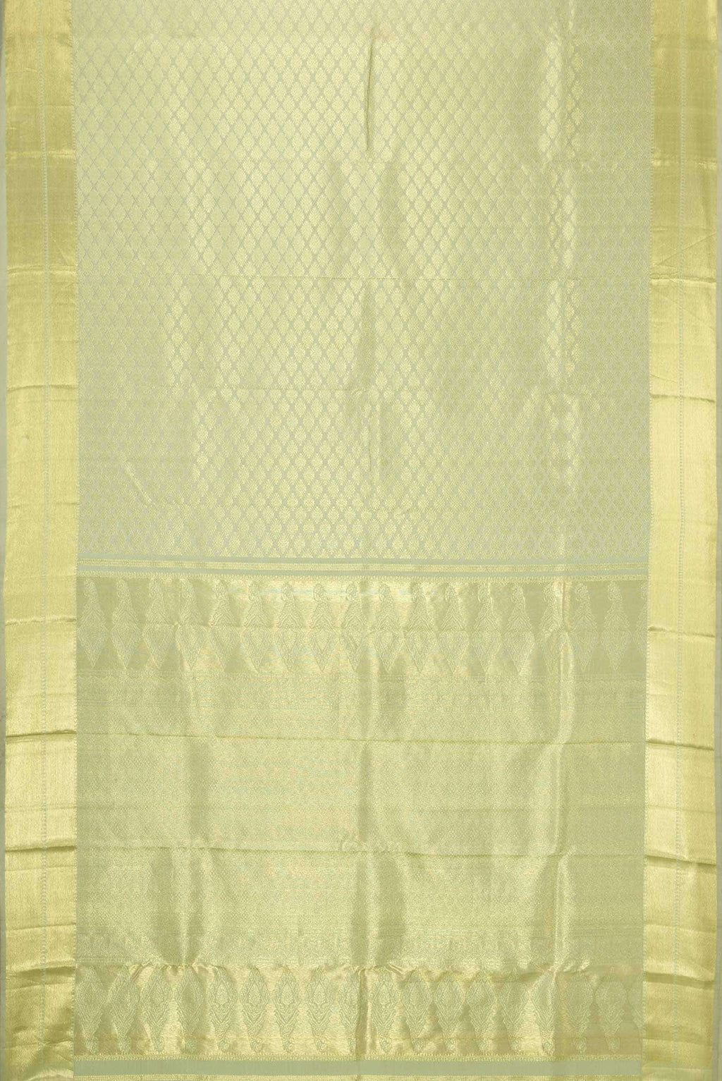 Light Green Dual Tone Kanchipuram Silk Saree