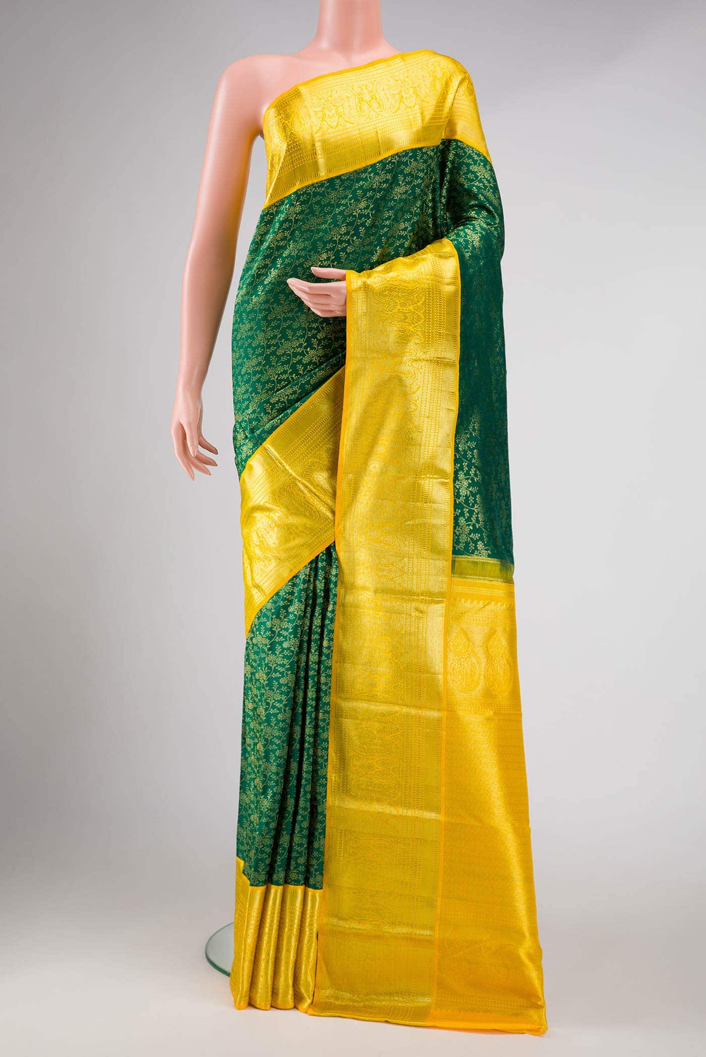Green Kanchipuram Silk Saree