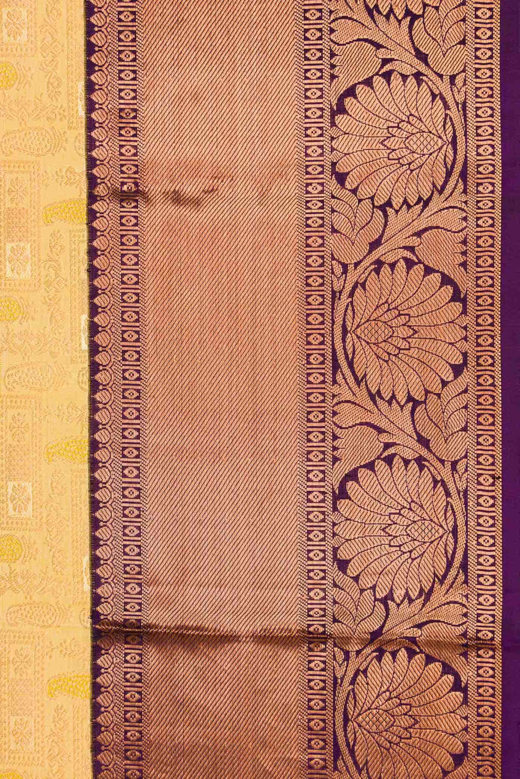 Sandal Kanchipuram Silk Saree
