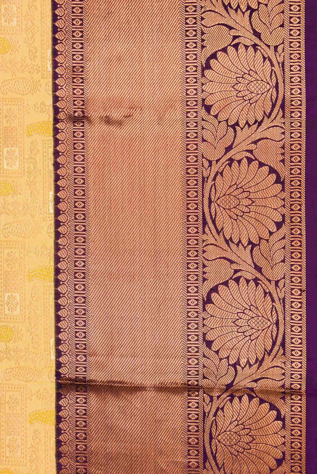 Sandal Kanchipuram Silk Saree