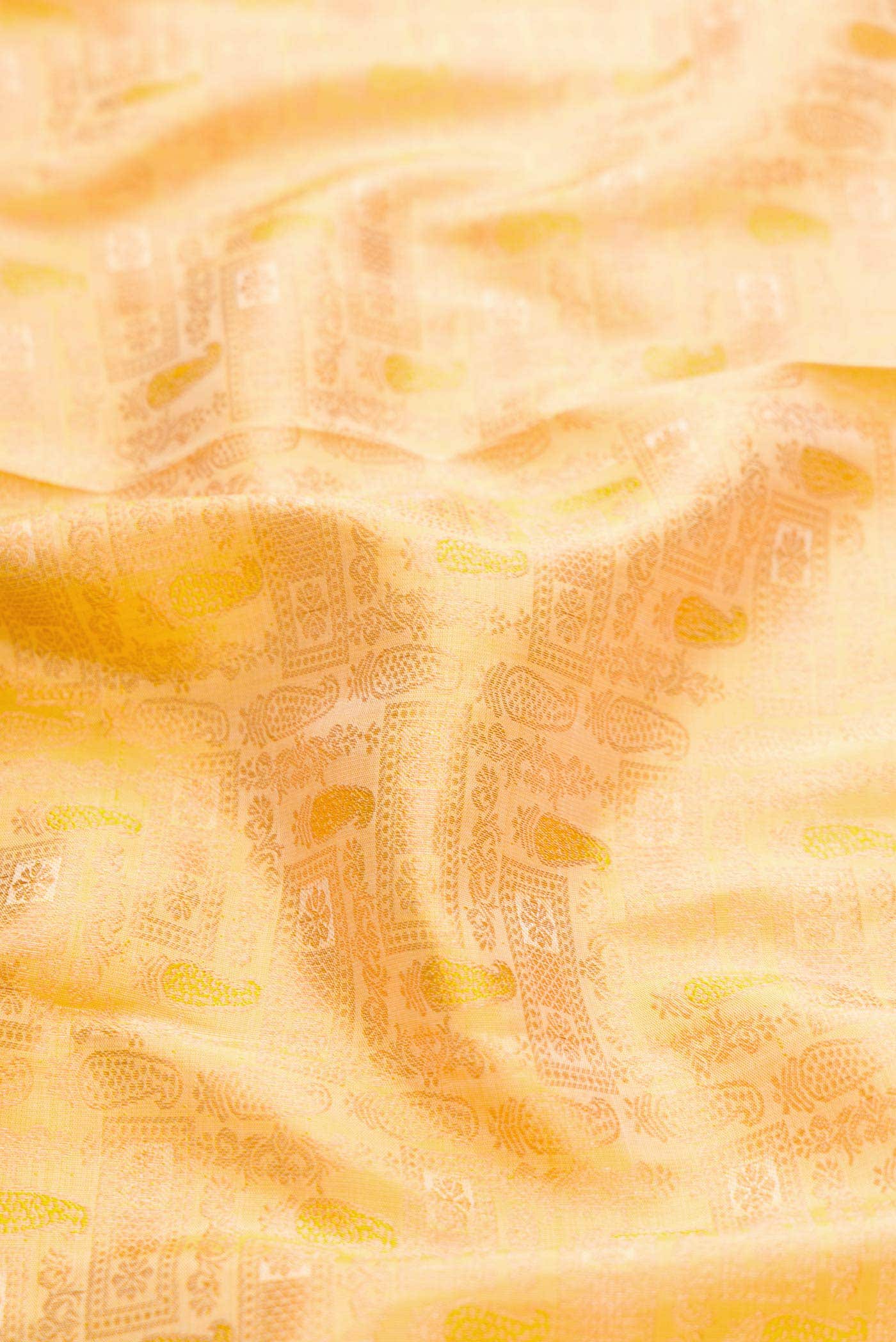 Sandal Kanchipuram Silk Saree