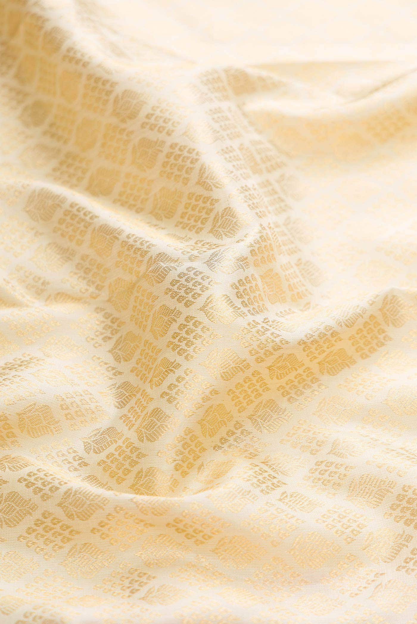 Sandal Kanchipuram Silk Saree