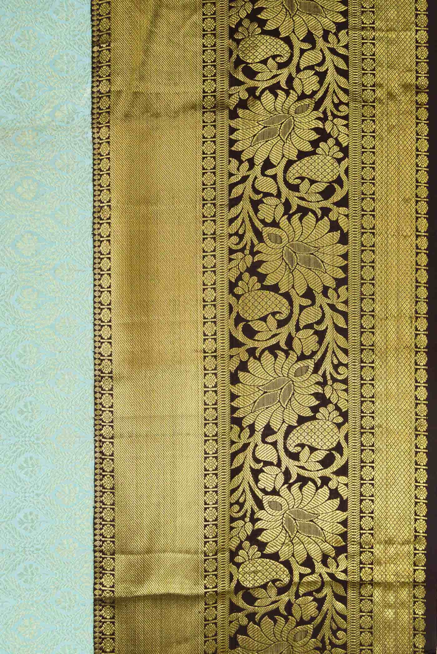Light Blue Kanchipuram Silk Saree