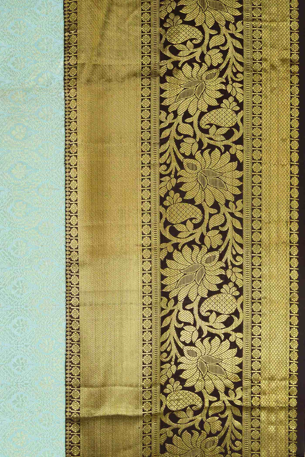 Light Blue Kanchipuram Silk Saree