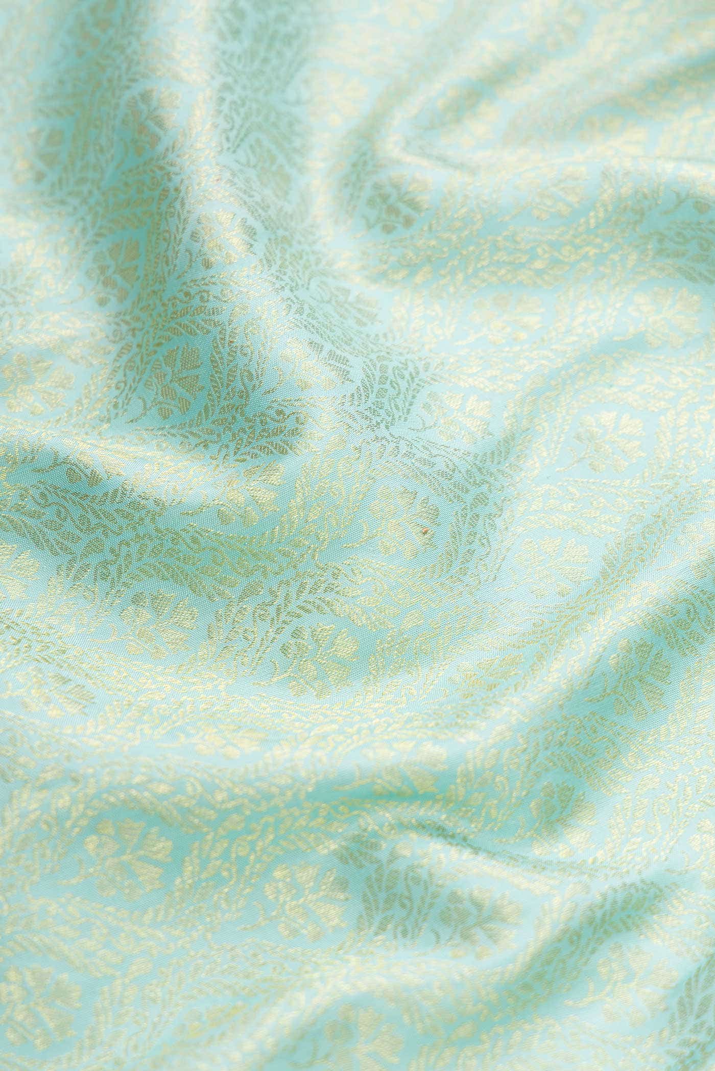 Light Blue Kanchipuram Silk Saree