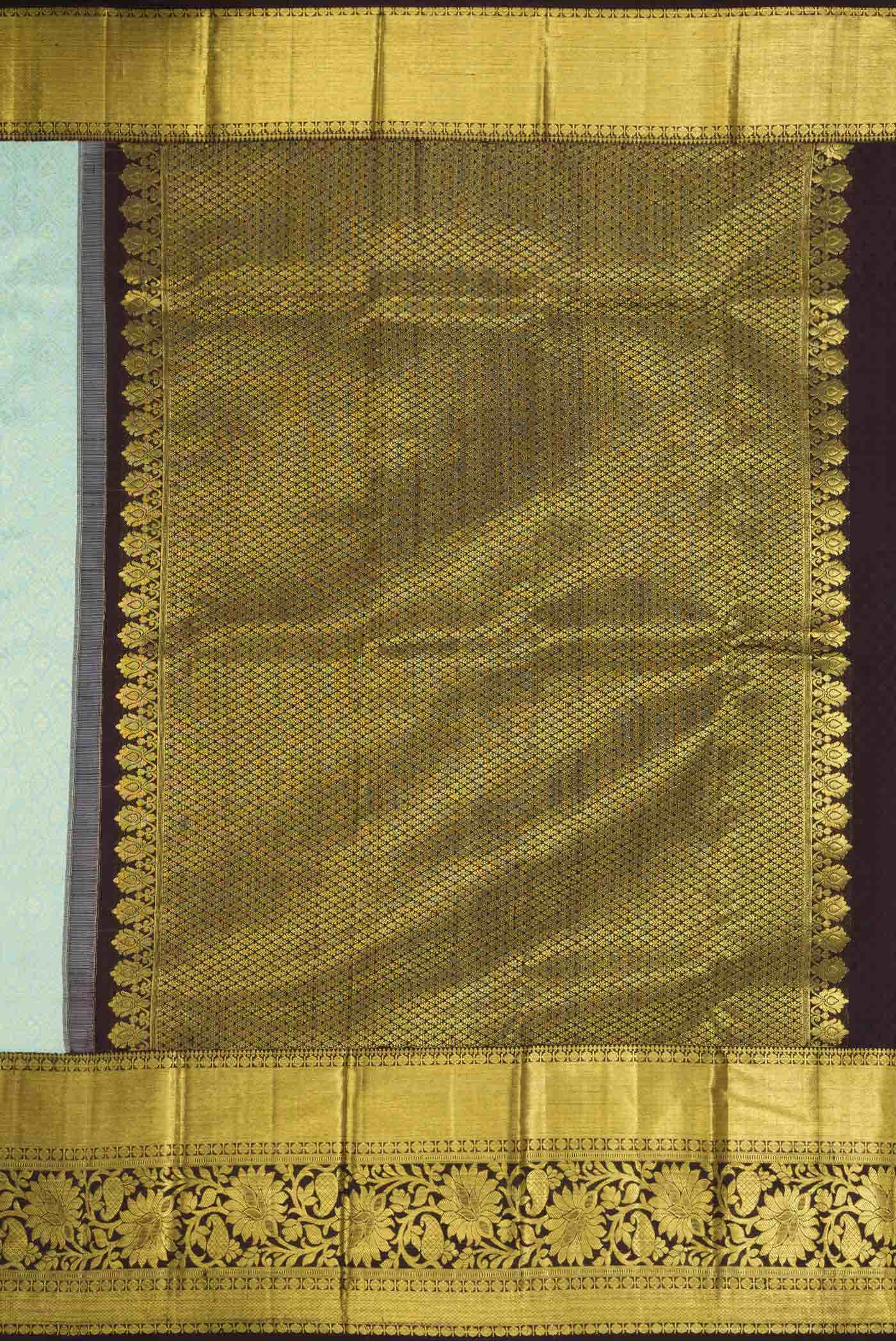 Light Blue Kanchipuram Silk Saree