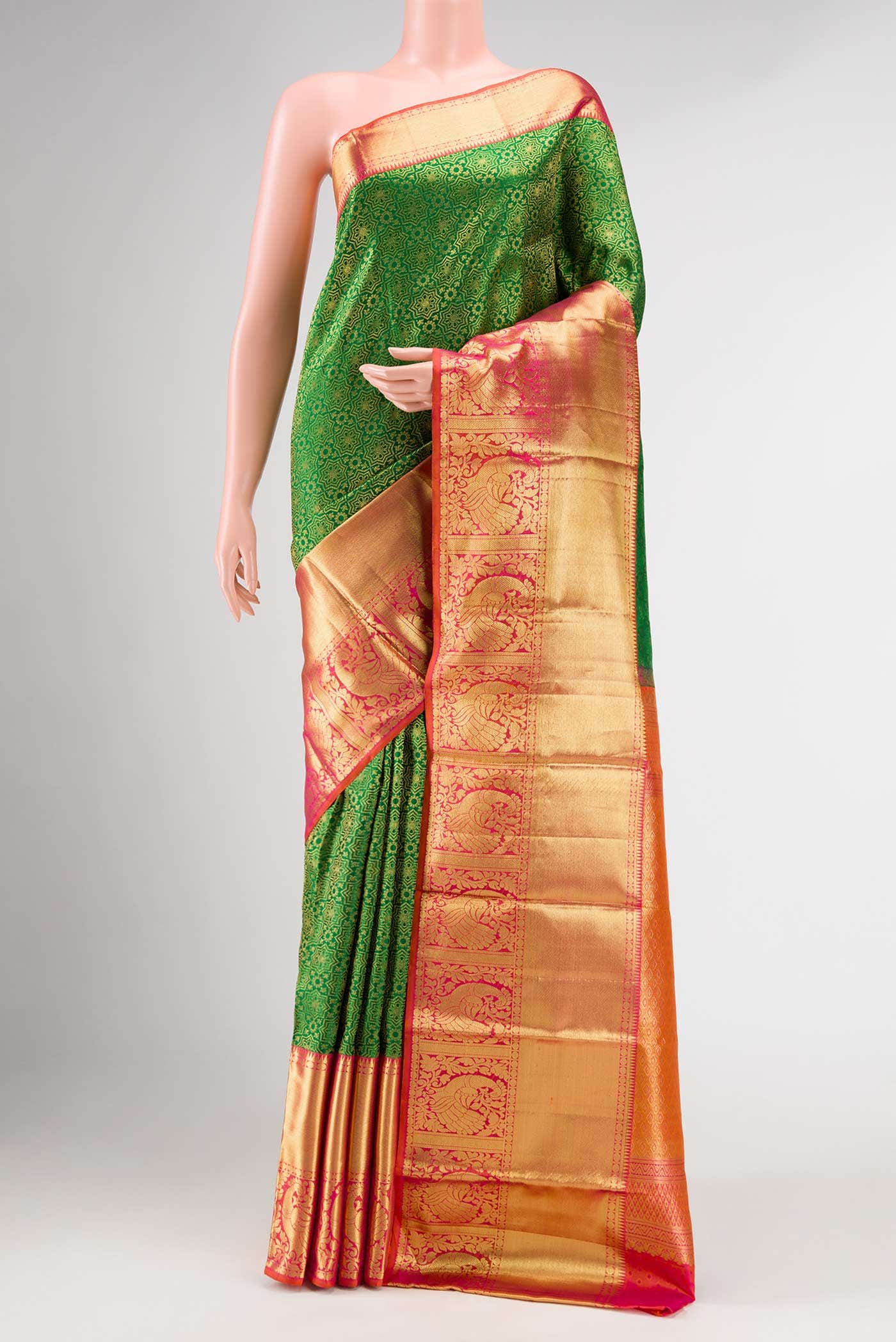 Green Kanchipuram Silk Saree